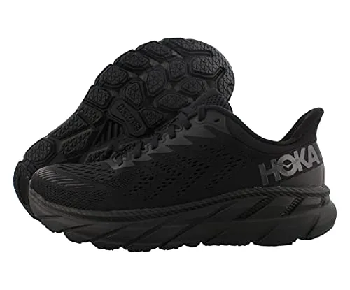 1110508 HOKA ONE ONE MEN'S CLIFTON 7 Black/Black Size 9 - Like New