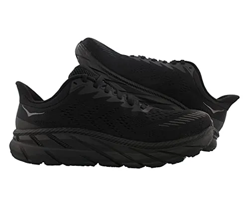 1110508 HOKA ONE ONE MEN'S CLIFTON 7 Black/Black Size 9 - Like New