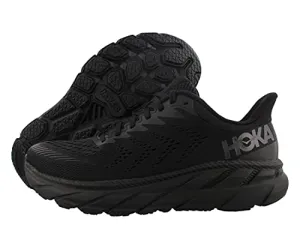 1110508 HOKA ONE ONE MEN'S CLIFTON 7 Black/Black Size 9 - Like New