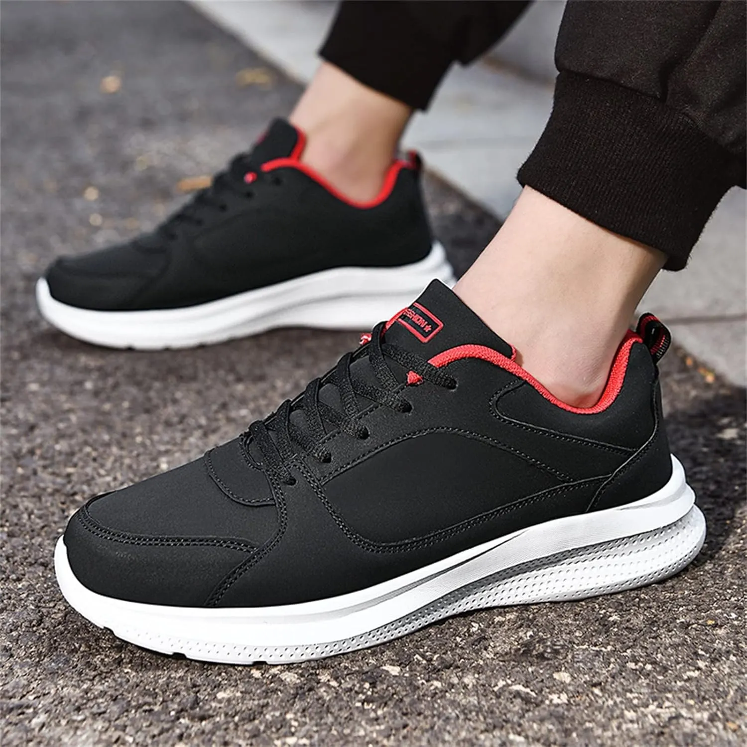Arch Support Walking Shoes for Men Lightweight Sport Gym Jogging Walking Sneaker Arch Support Plantar Fasciitis