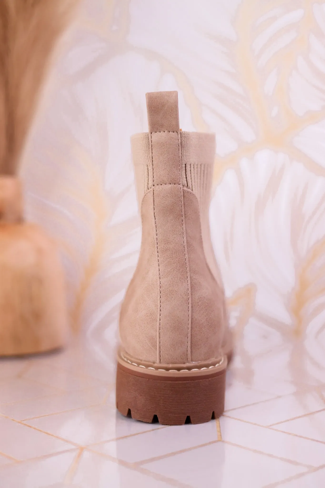 Cabin Fever Round Toe Boots in Camel Brown FINAL SALE