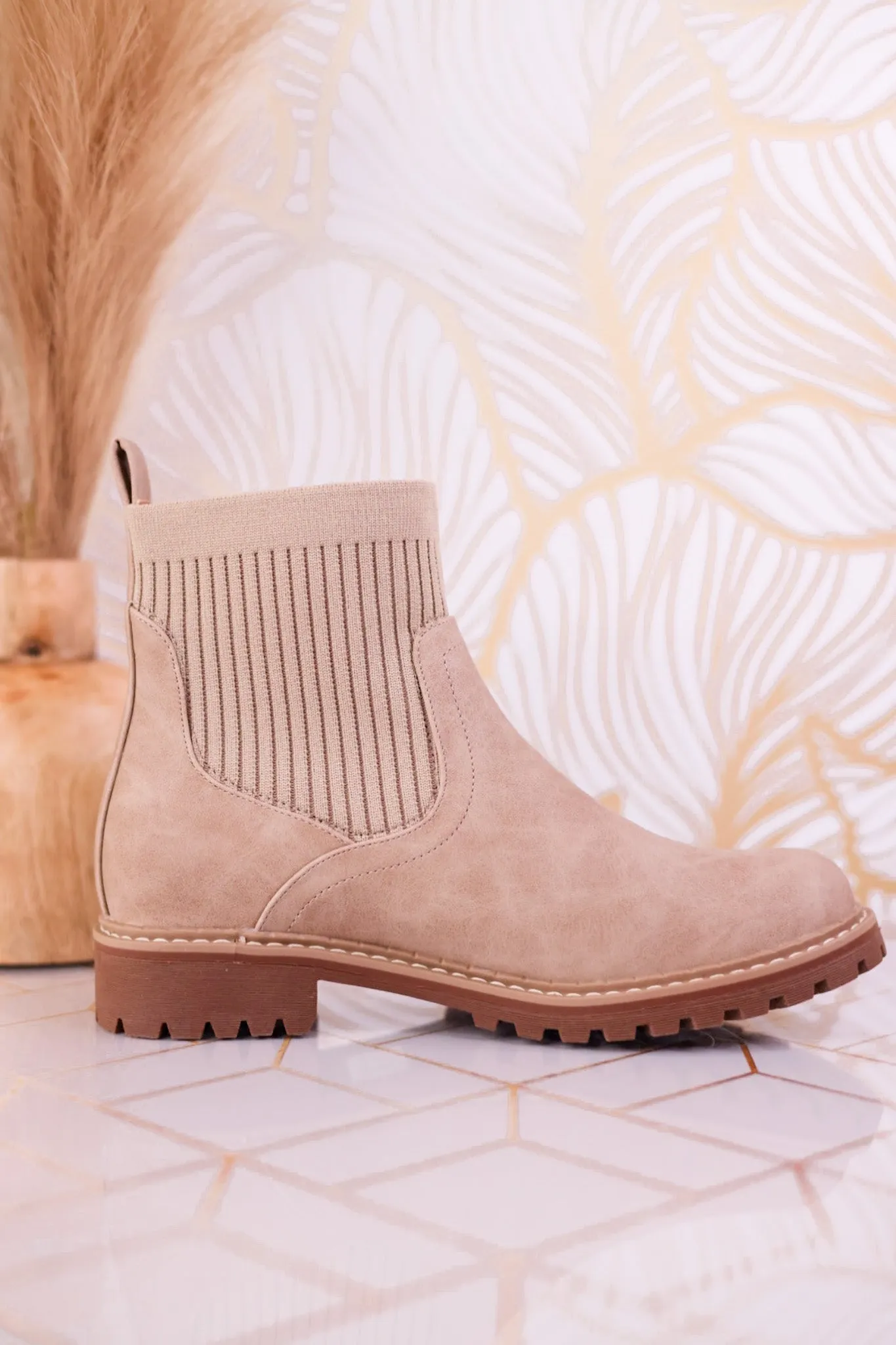 Cabin Fever Round Toe Boots in Camel Brown FINAL SALE