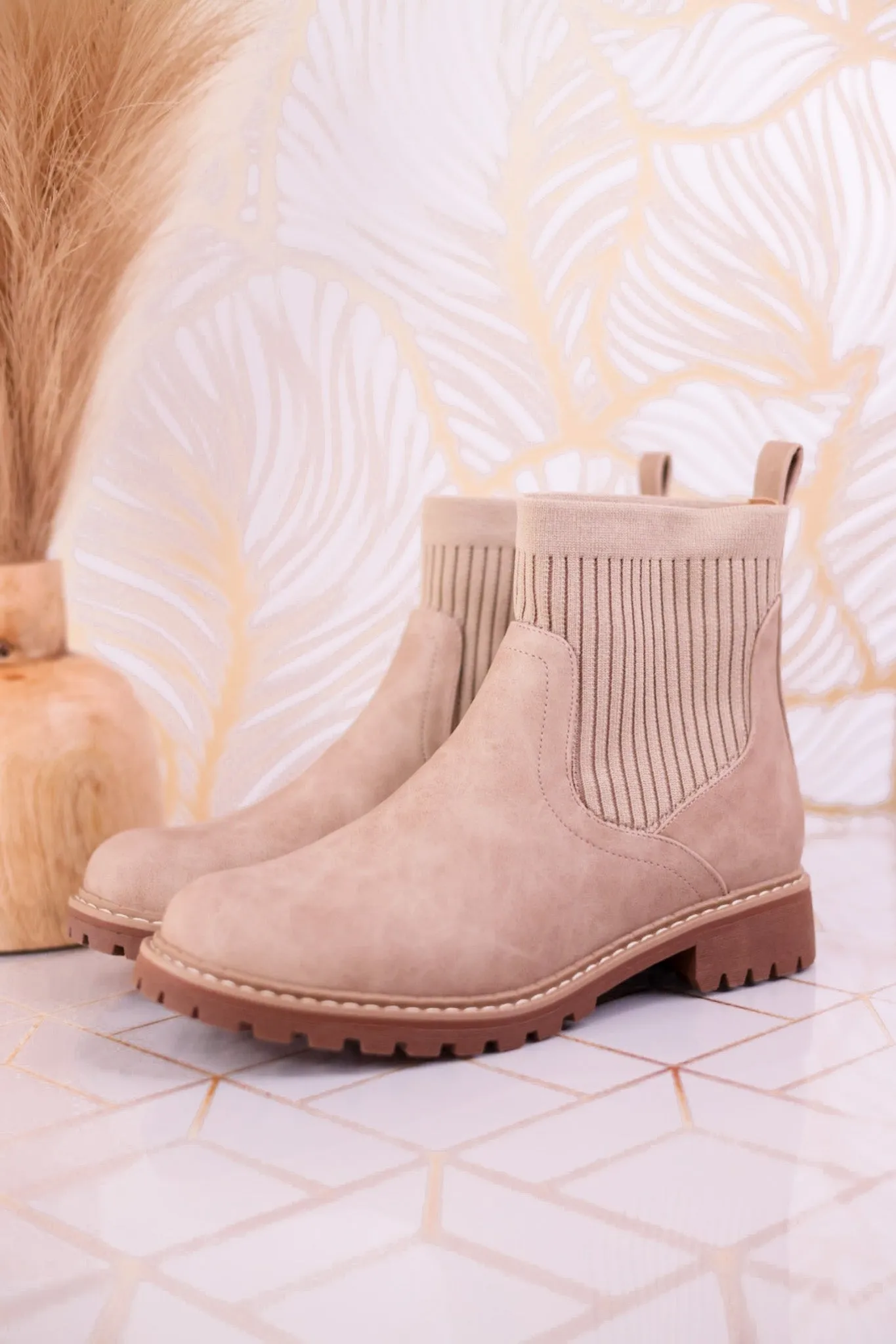 Cabin Fever Round Toe Boots in Camel Brown FINAL SALE