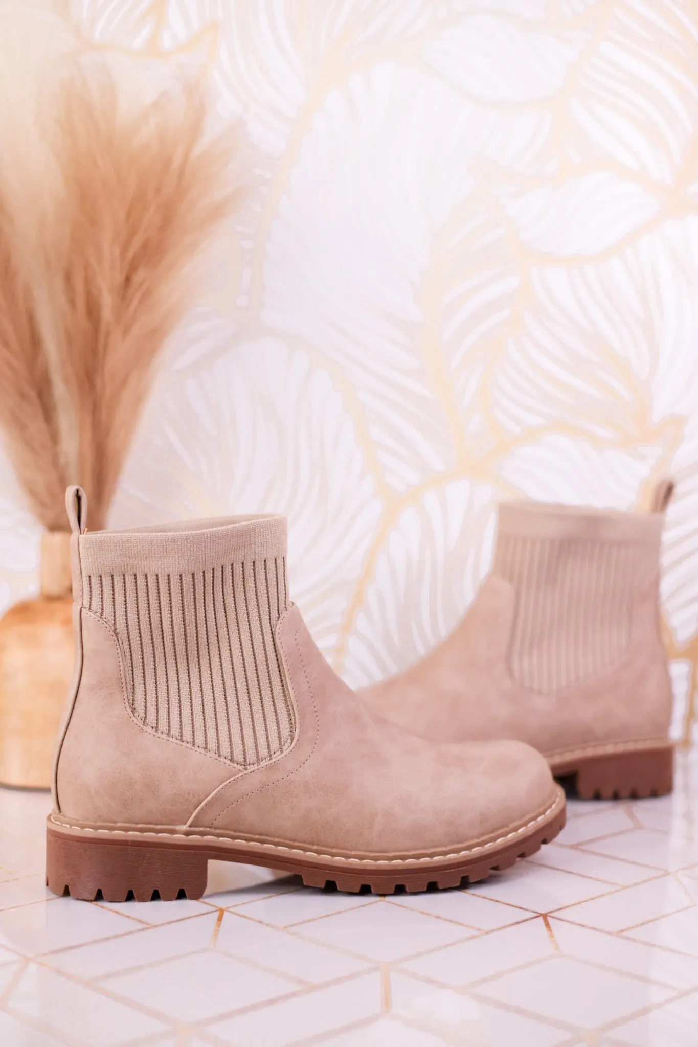 Cabin Fever Round Toe Boots in Camel Brown FINAL SALE