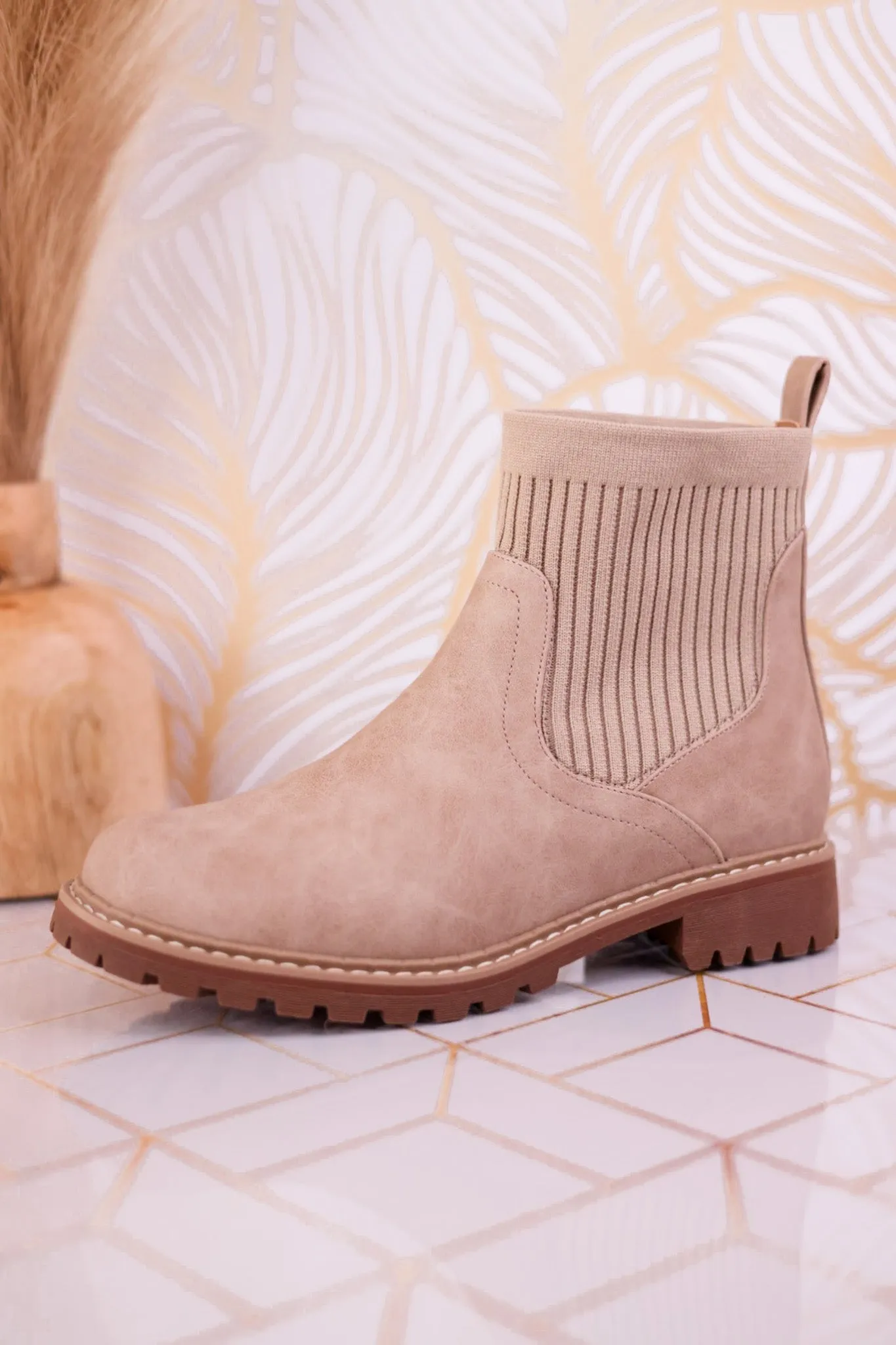 Cabin Fever Round Toe Boots in Camel Brown FINAL SALE