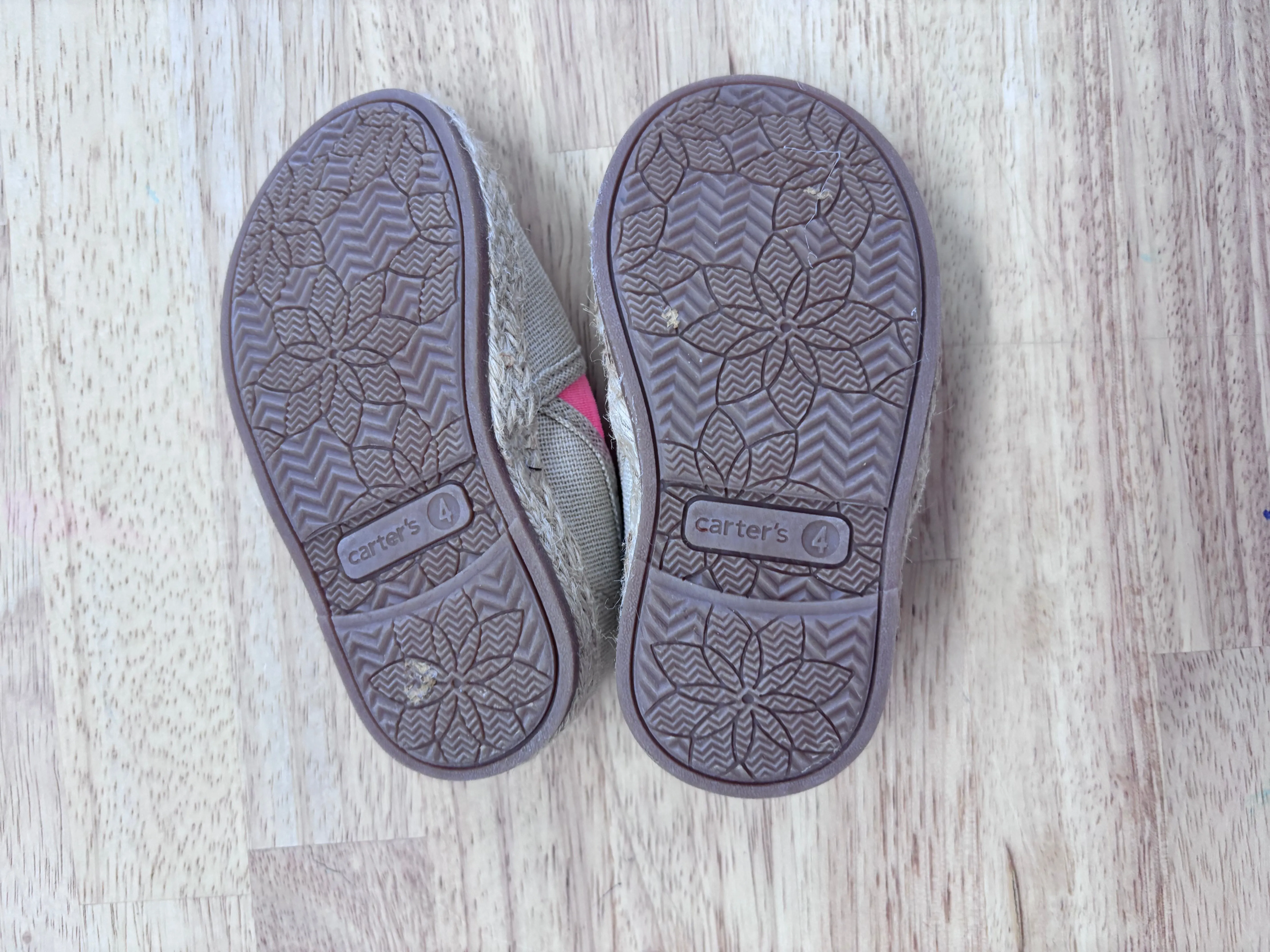 Carter’s Canvas Shoes (Size 4)