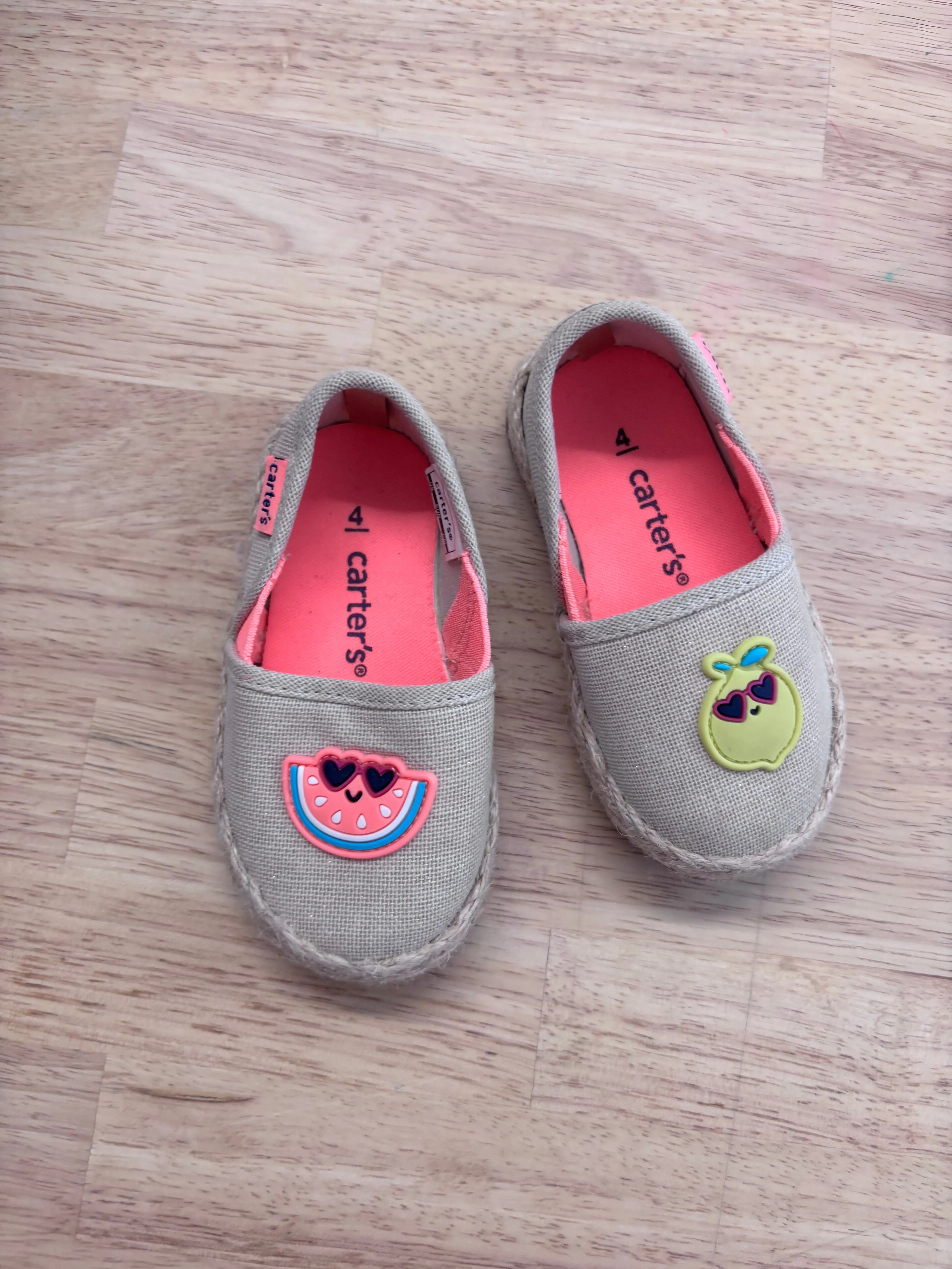 Carter’s Canvas Shoes (Size 4)