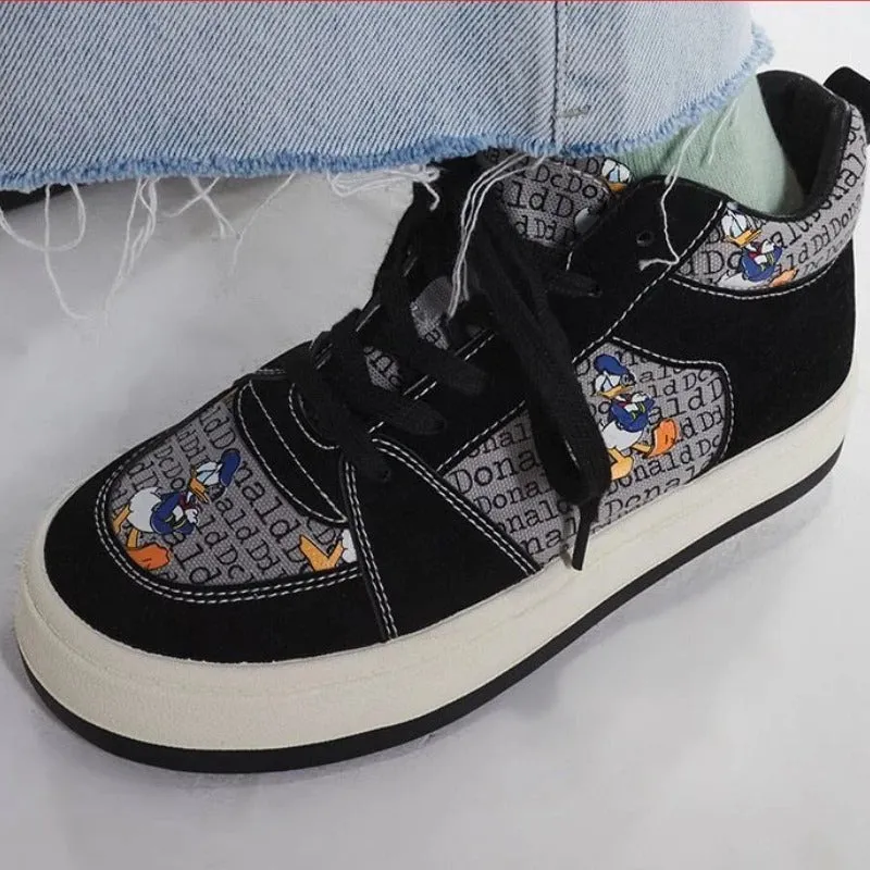 Cartoon Donald Duck Winter Fashion Boots