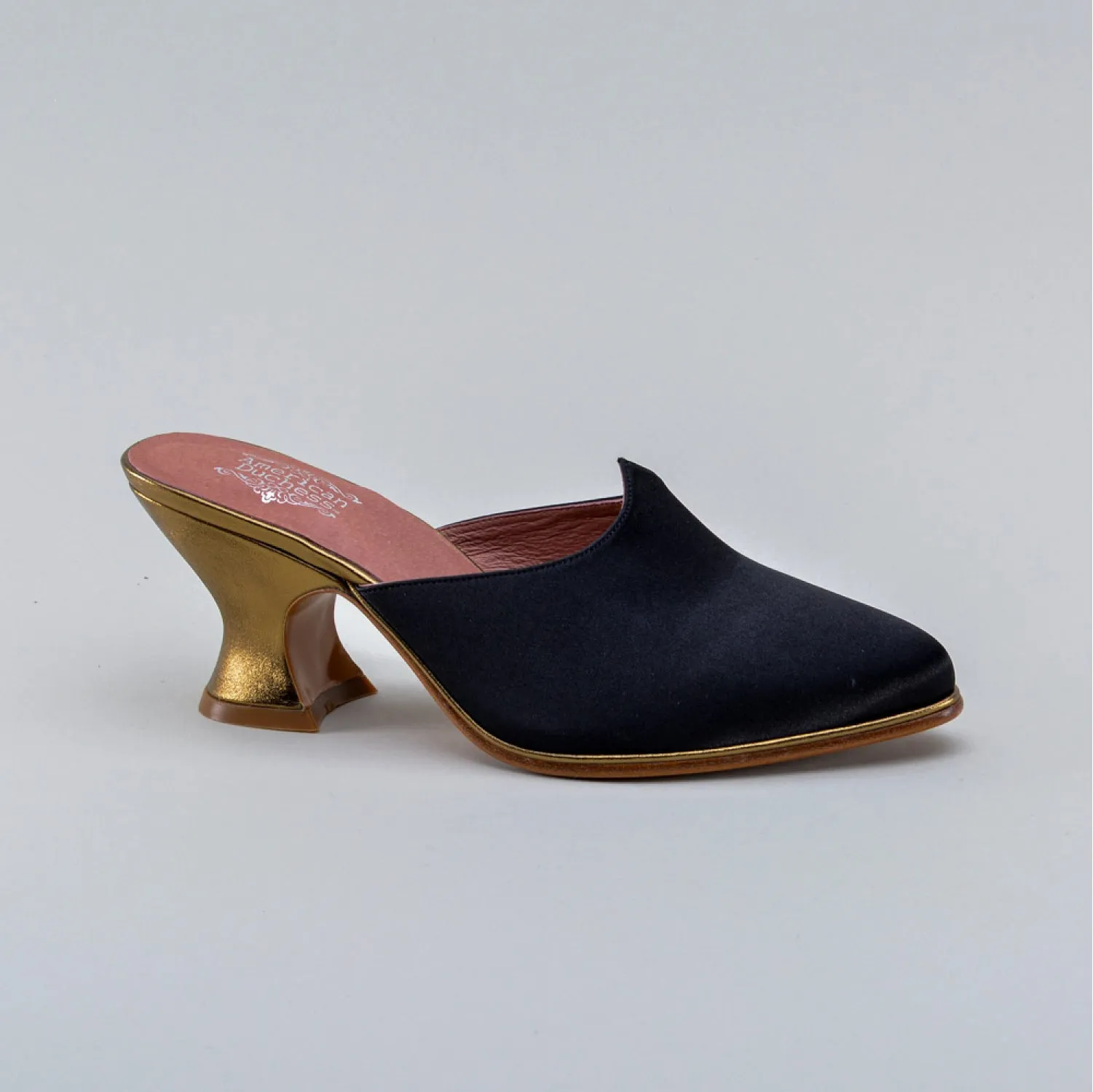 Charlotte Women's 18th Century Mules (Black)