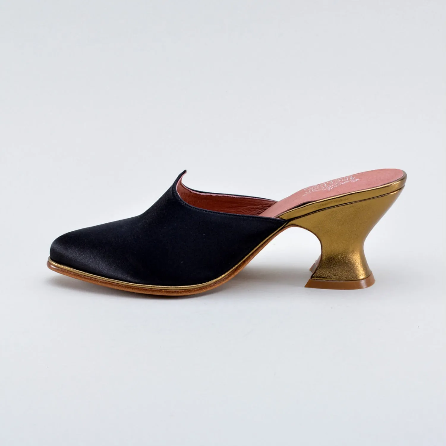 Charlotte Women's 18th Century Mules (Black)