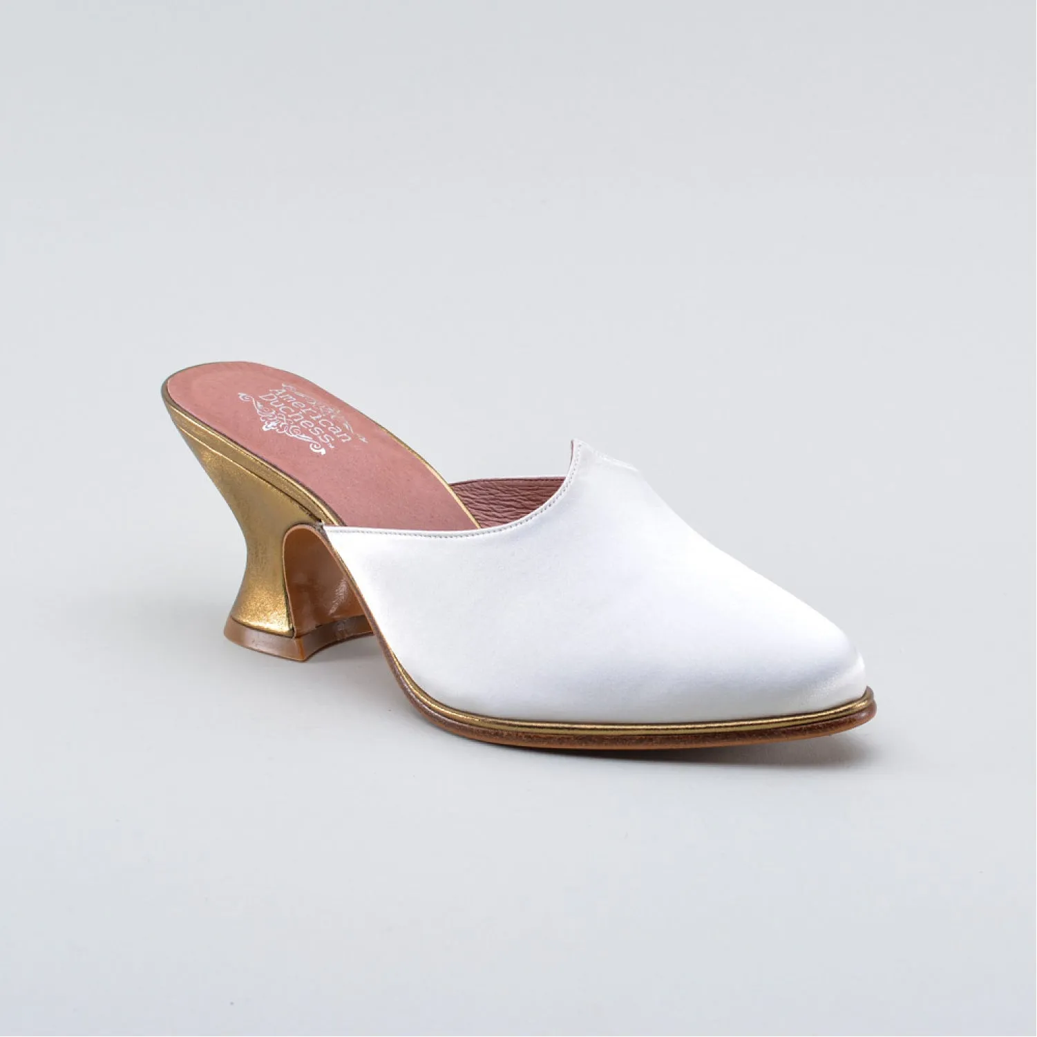 Charlotte Women's 18th Century Mules (Ivory)