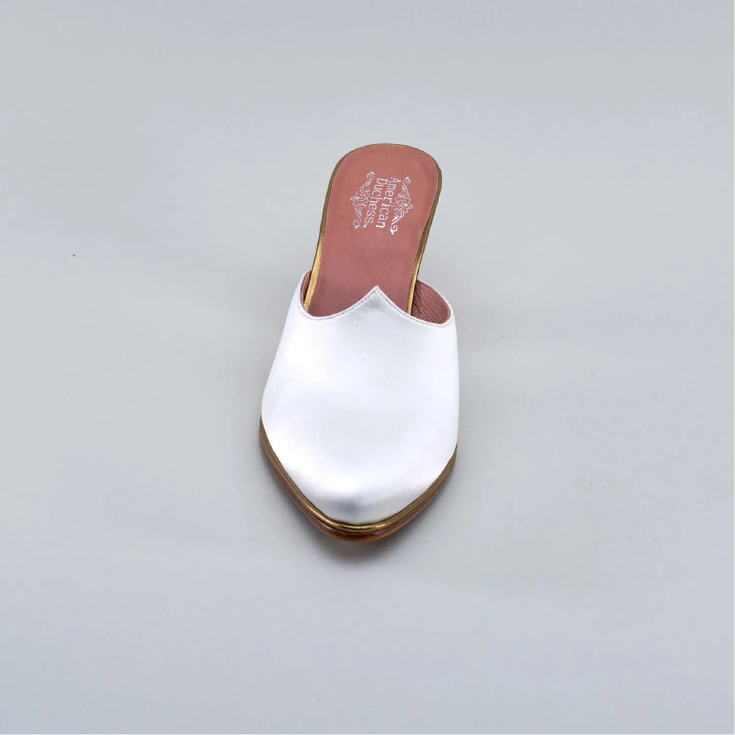 Charlotte Women's 18th Century Mules (Ivory)