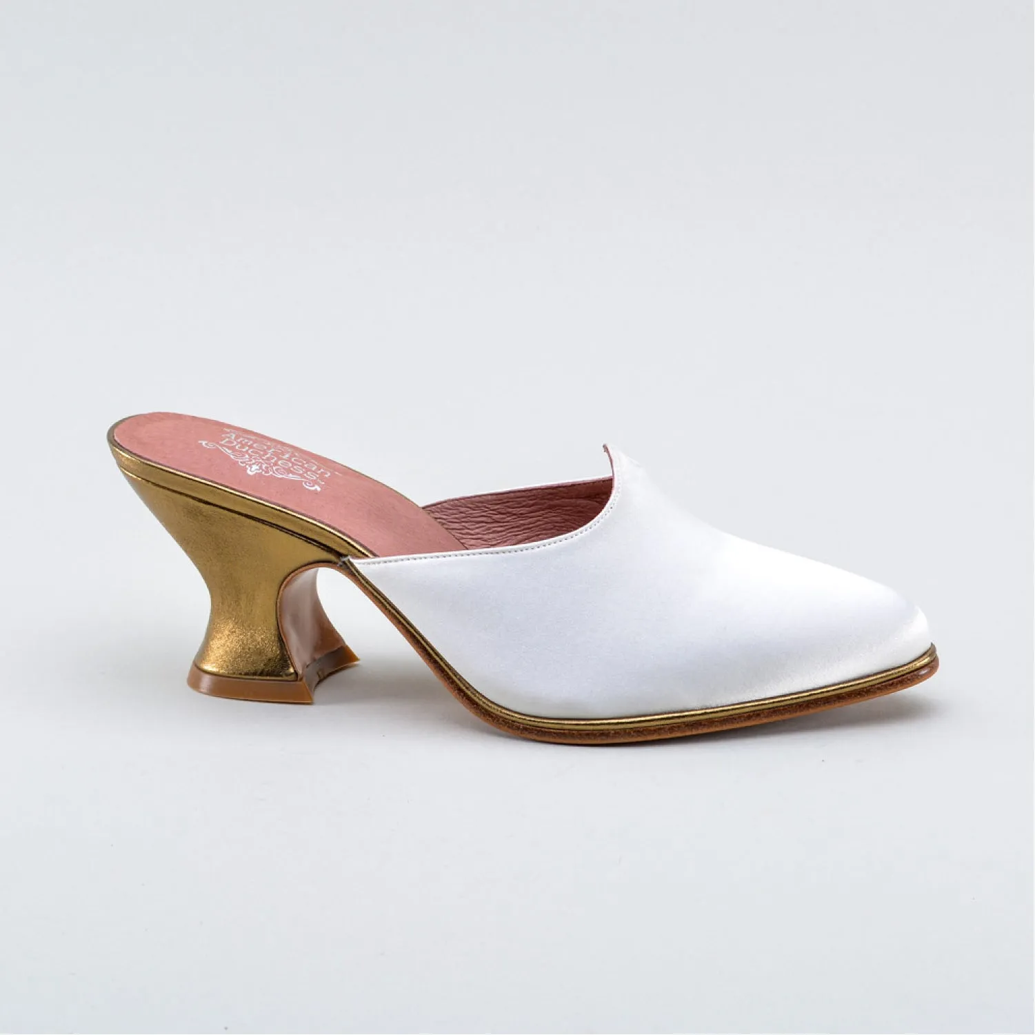 Charlotte Women's 18th Century Mules (Ivory)