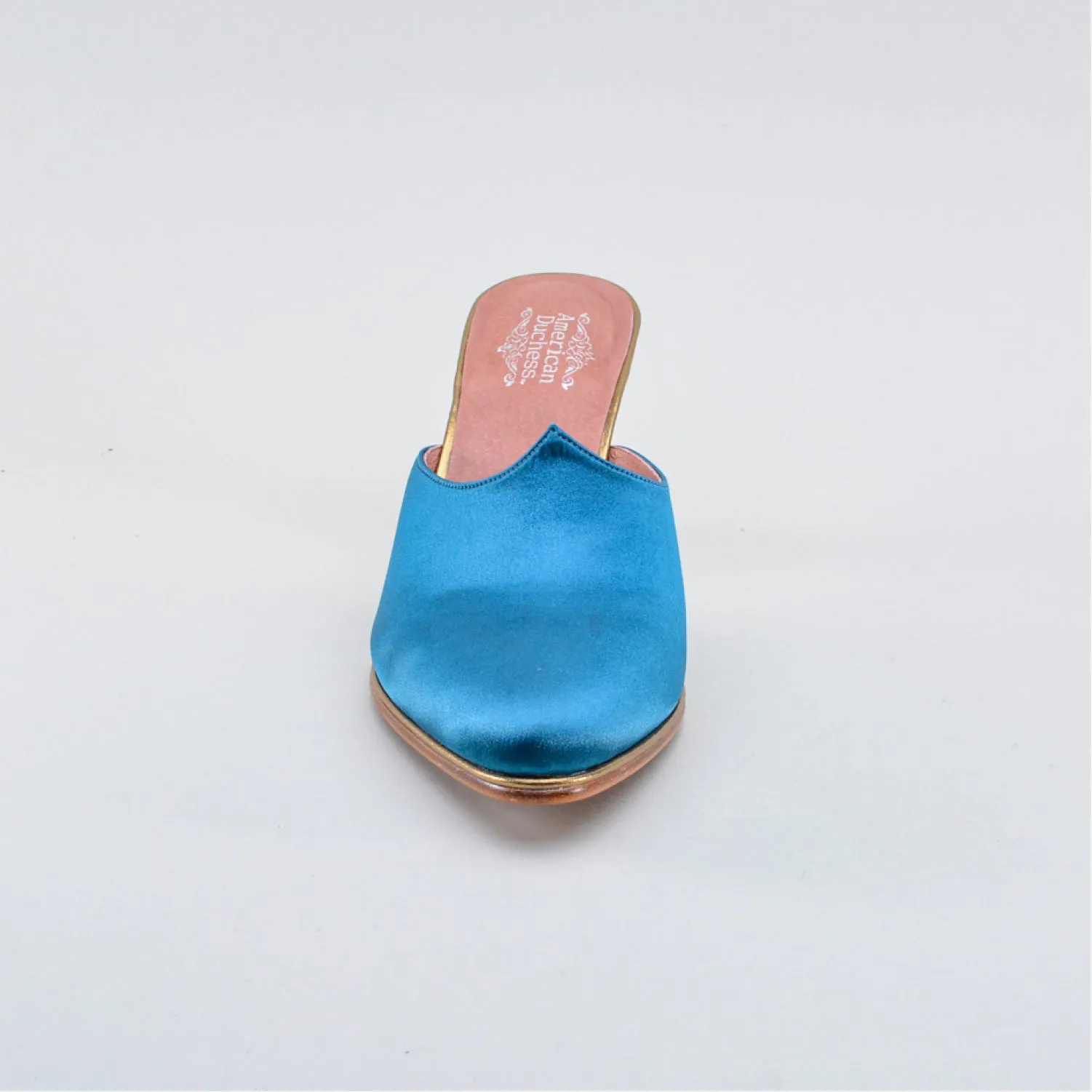 Charlotte Women's 18th Century Mules (Teal)