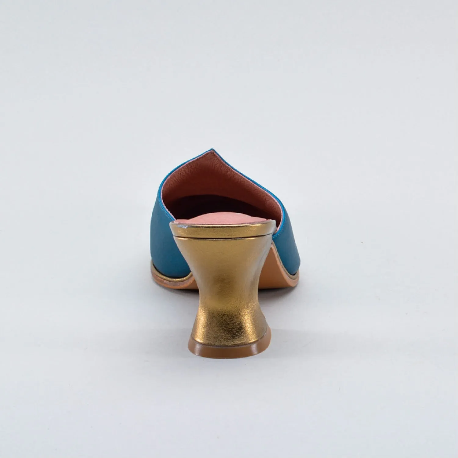Charlotte Women's 18th Century Mules (Teal)