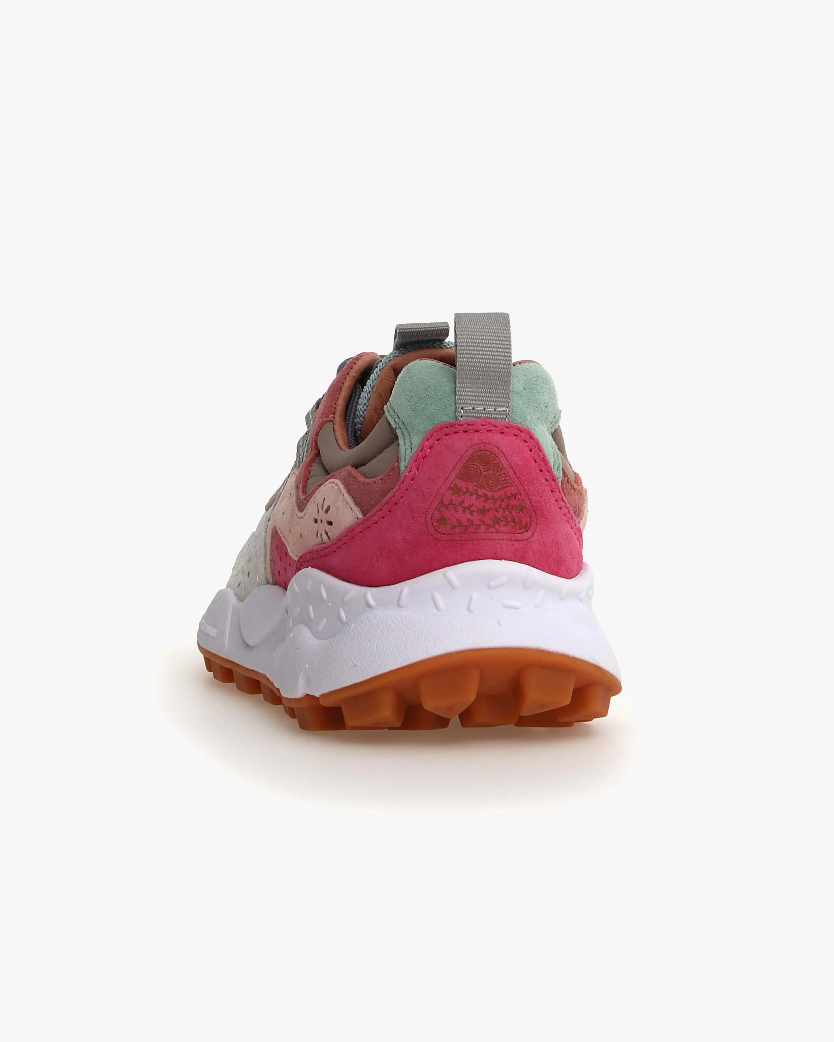 Flower Mountain Womens Yamano 3 Suede & Knitted Mesh - Cipria / Multi