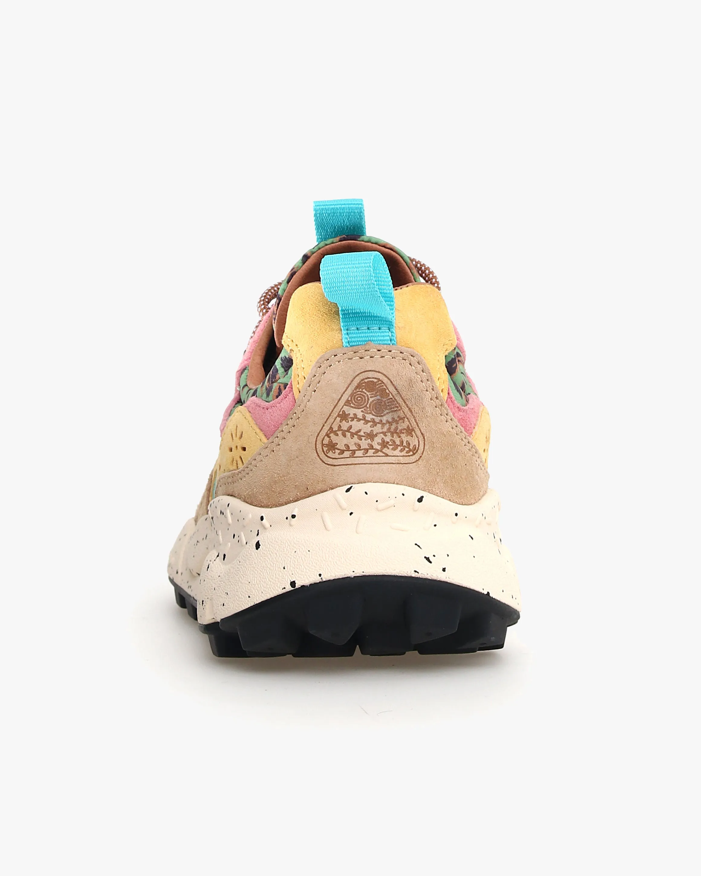 Flower Mountain Womens Yamano 3 Suede & Leopard Print - Beige / Sand