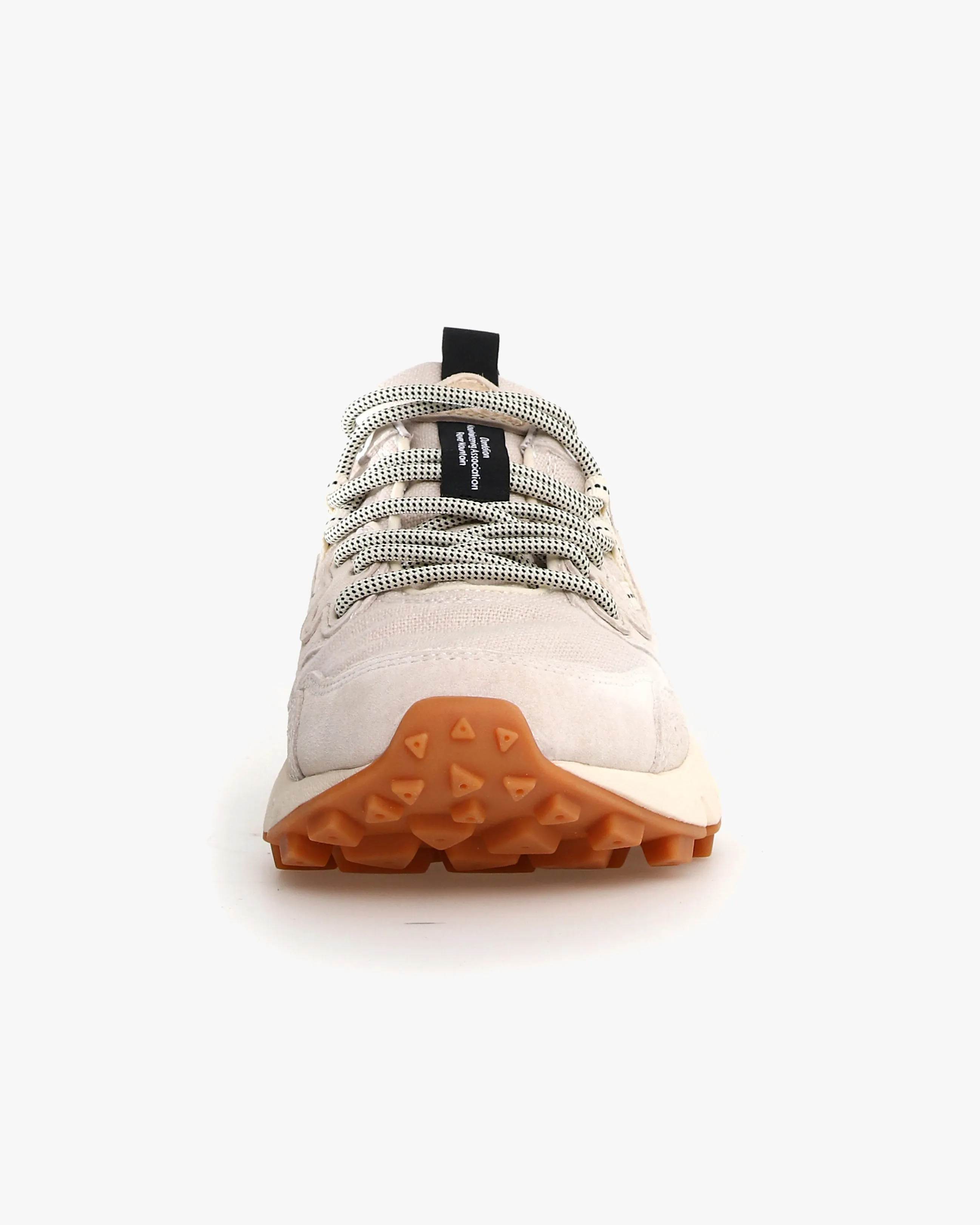 Flower Mountain Yamano 3 Suede & Cotton Cloth - Beige