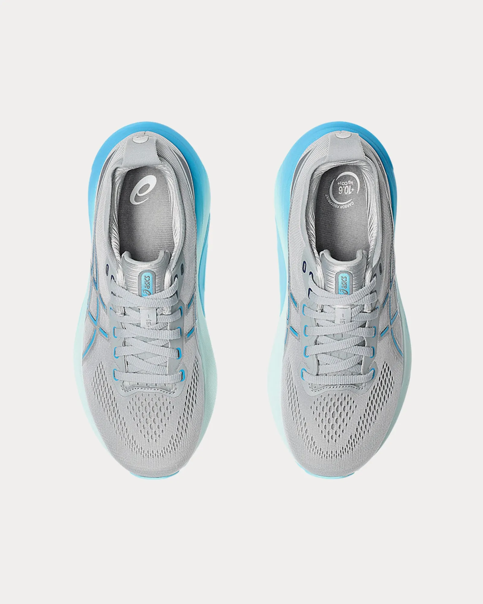 Gel-Kayano 31 Piedmont Grey / Digital Aqua Running Shoes