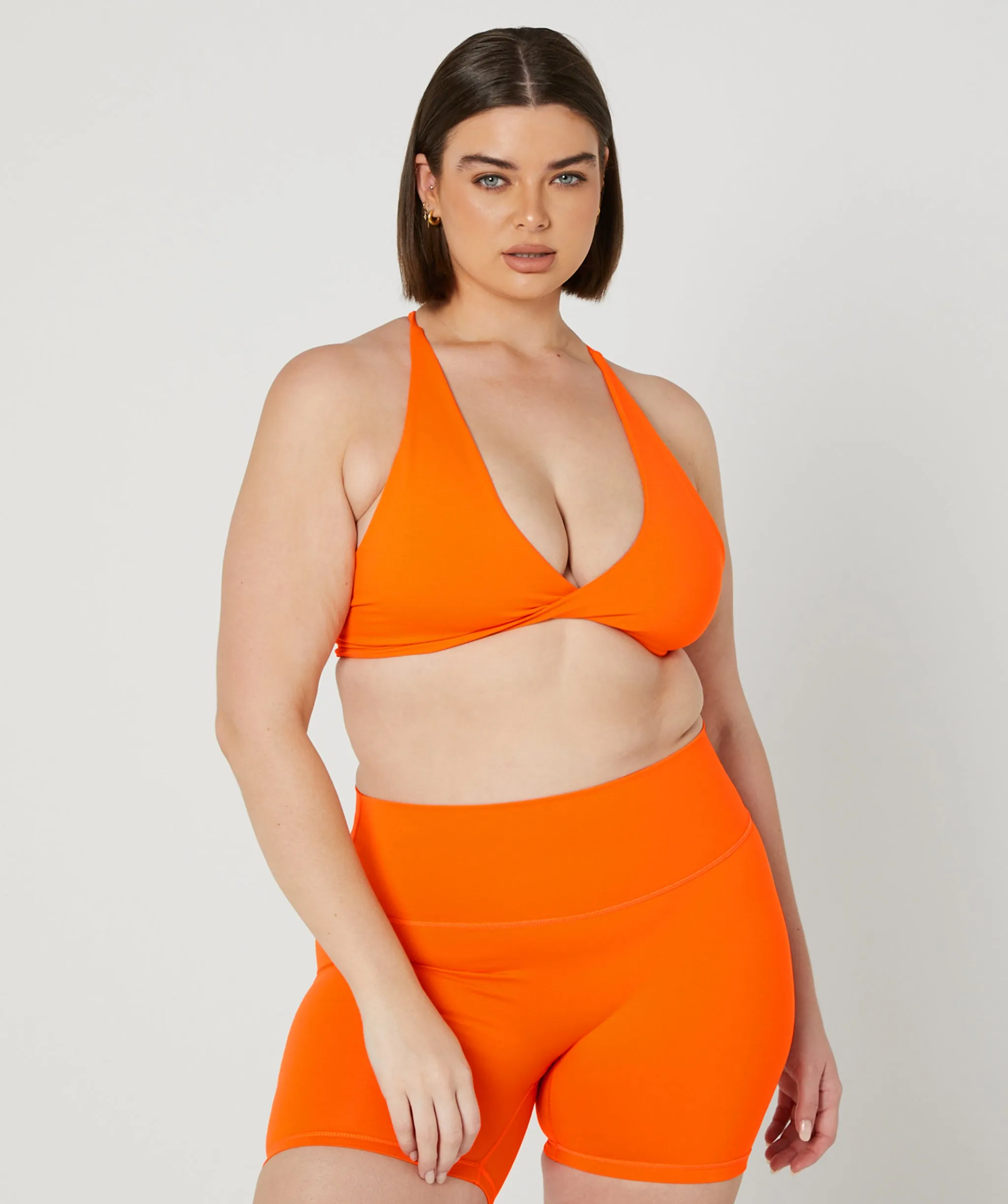Infinity Bralette (Bright Orange) by OneMoreRep