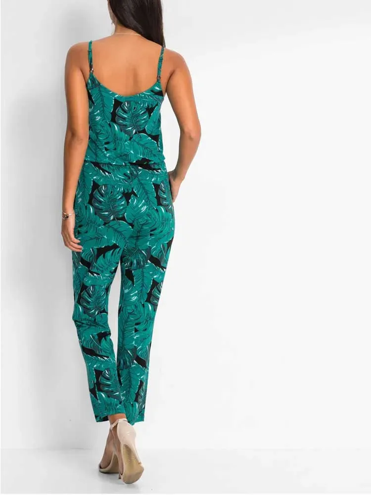 Lady Glams Casual Floral Print Jumpsuit: A Pocketed Delight