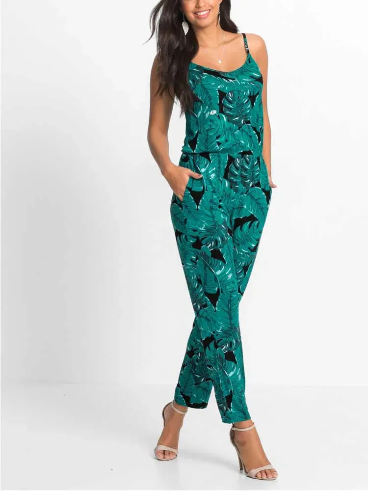 Lady Glams Casual Floral Print Jumpsuit: A Pocketed Delight