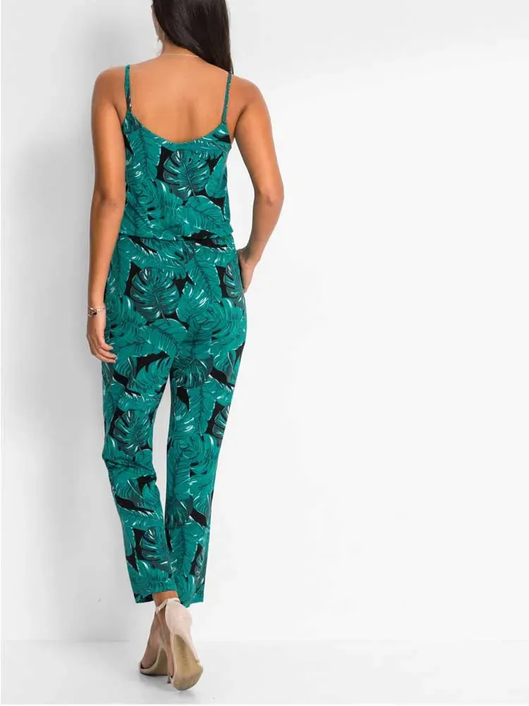 Lady Glams Casual Floral Print Jumpsuit: A Pocketed Delight