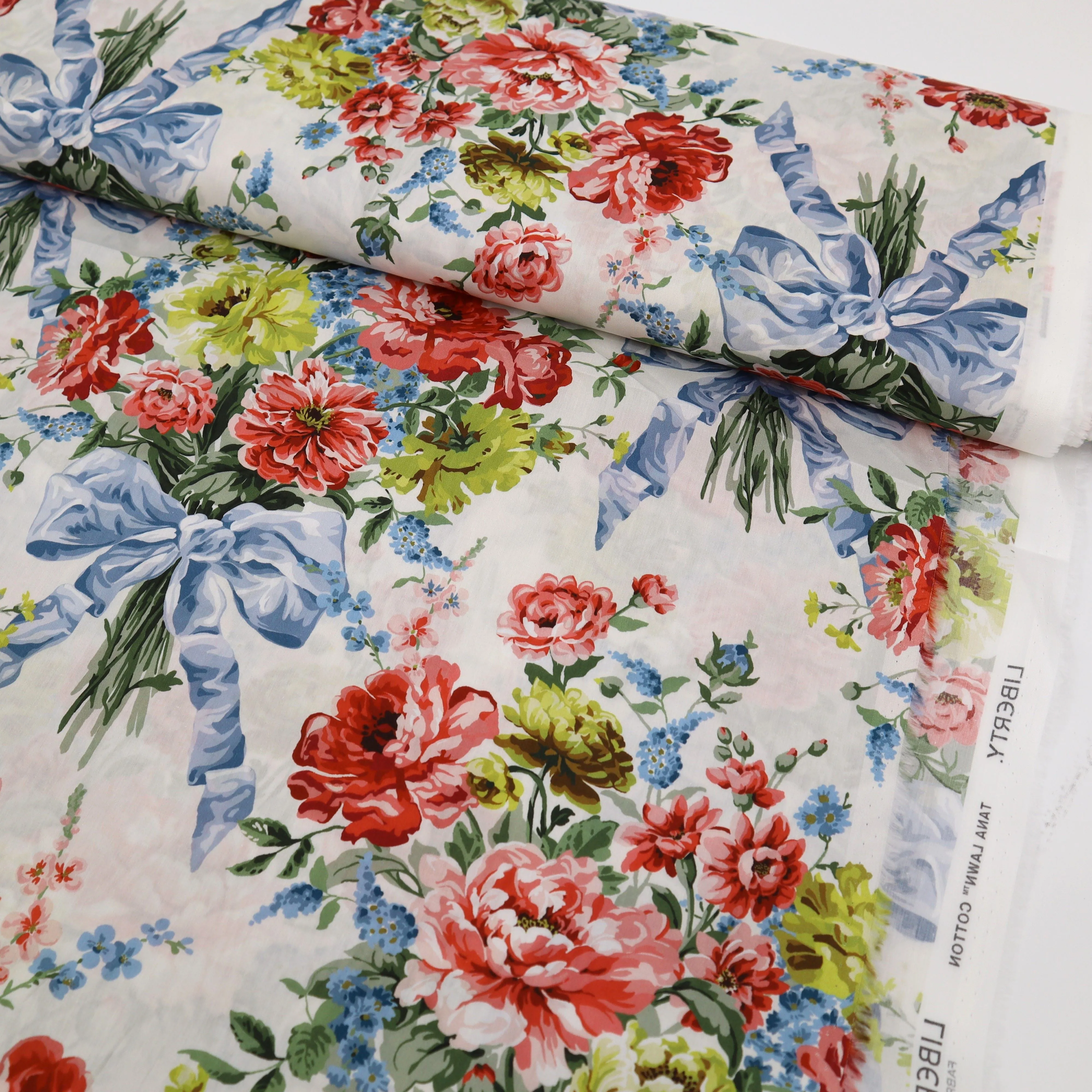 Liberty Fabrics x Bridgerton Bow Bouquet A Tana Lawn™ Cotton