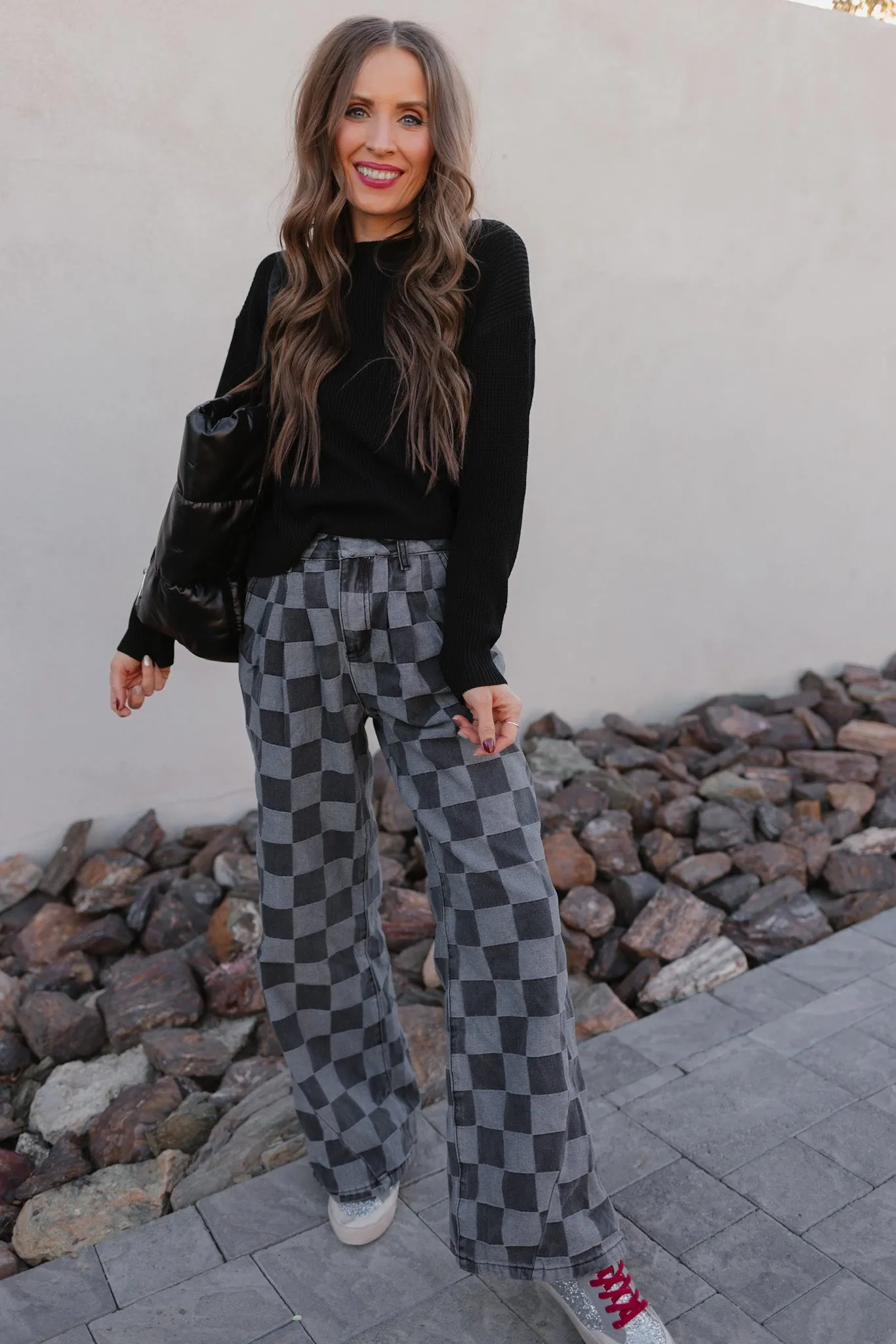 Mandy Micro-Ribbed Pocket Sweater