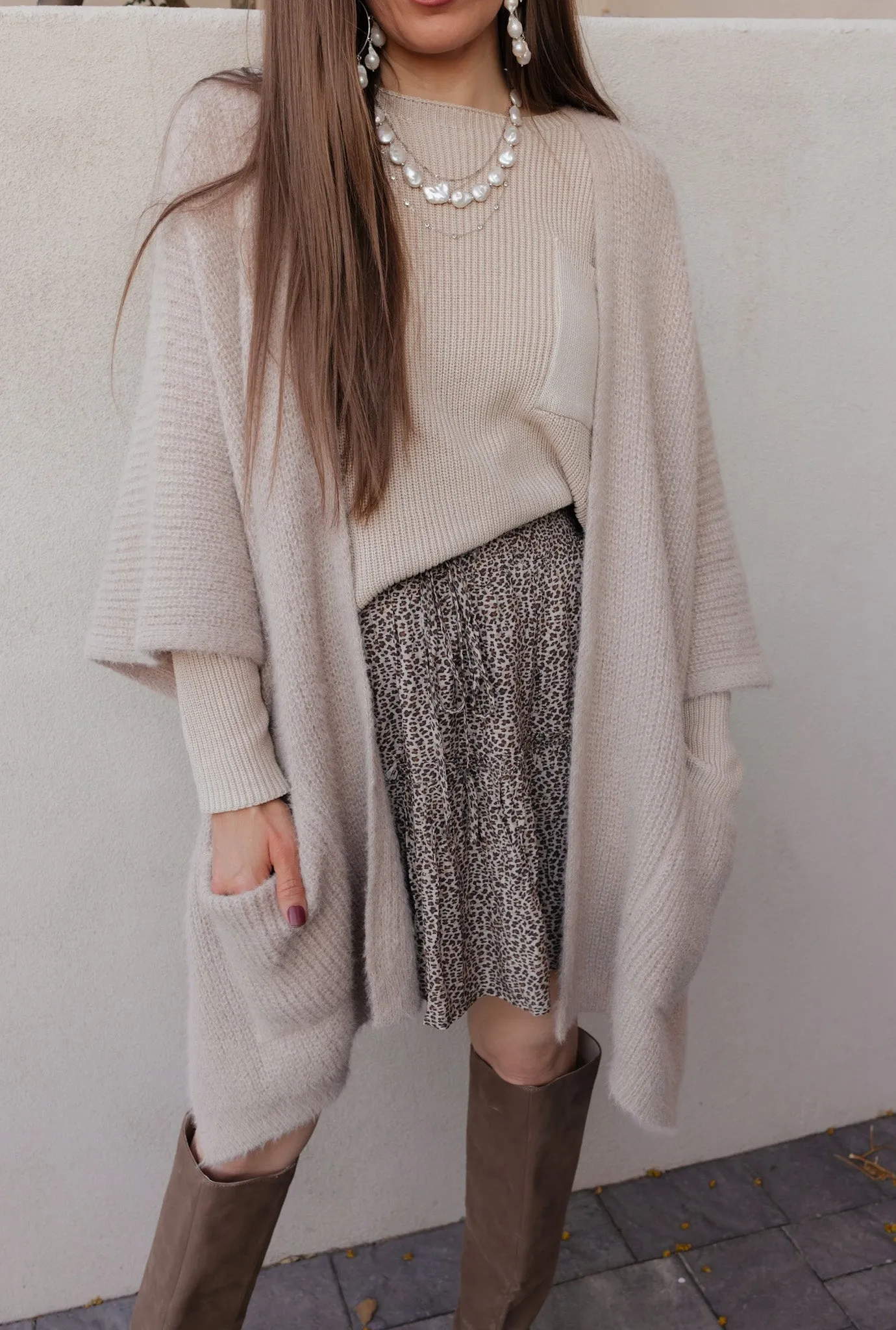 Mandy Micro-Ribbed Pocket Sweater