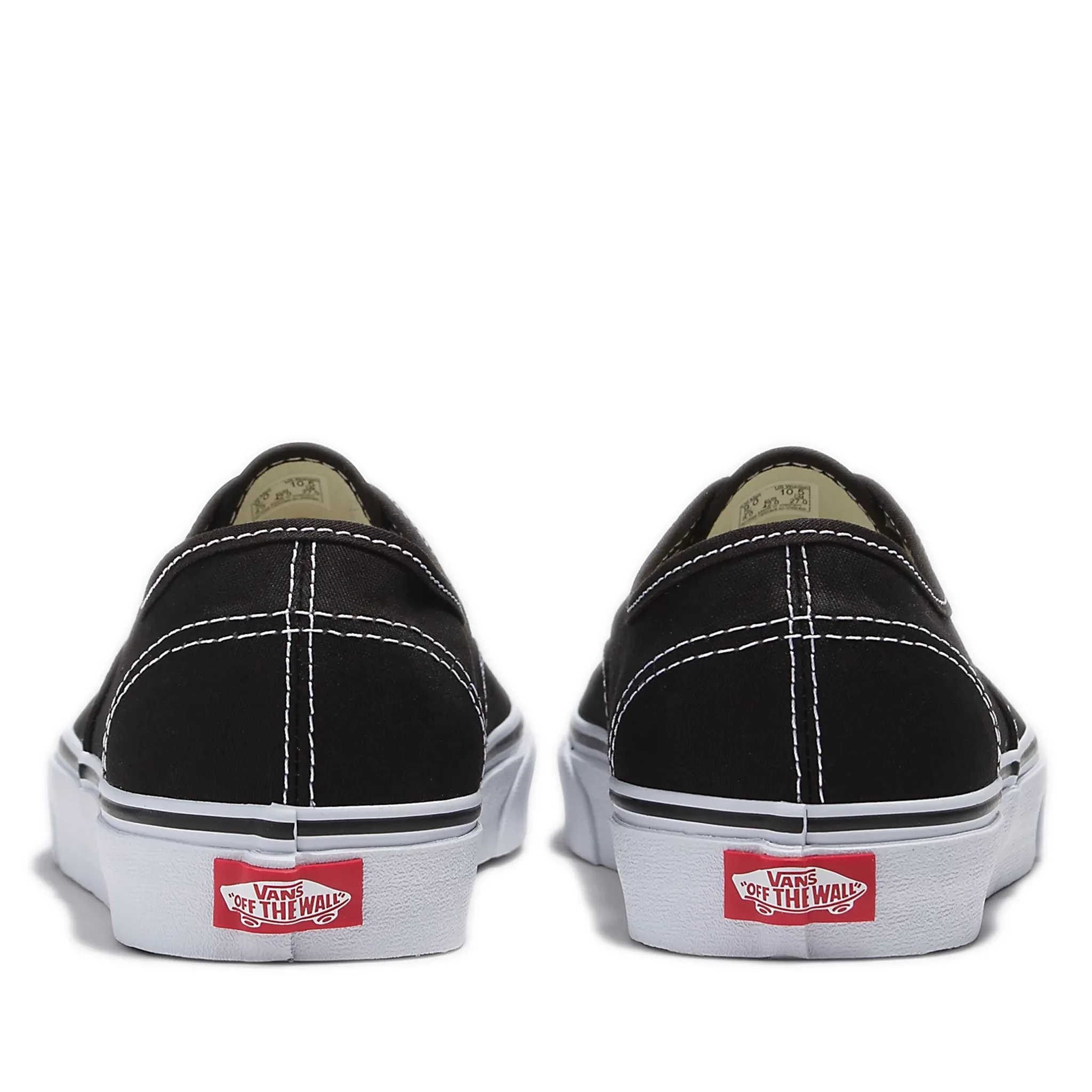 Men's Vans Authentic Shoes - Black/ White