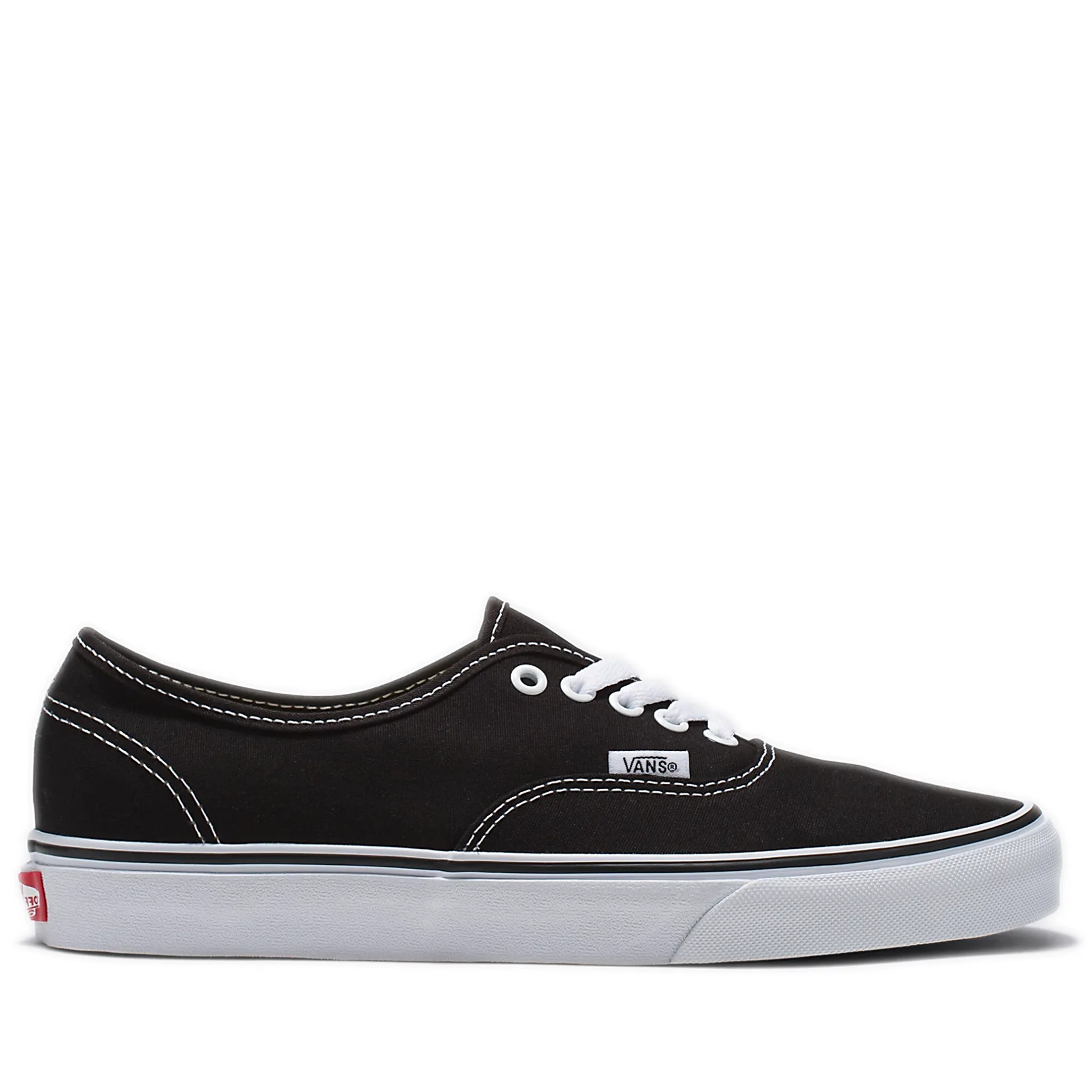 Men's Vans Authentic Shoes - Black/ White