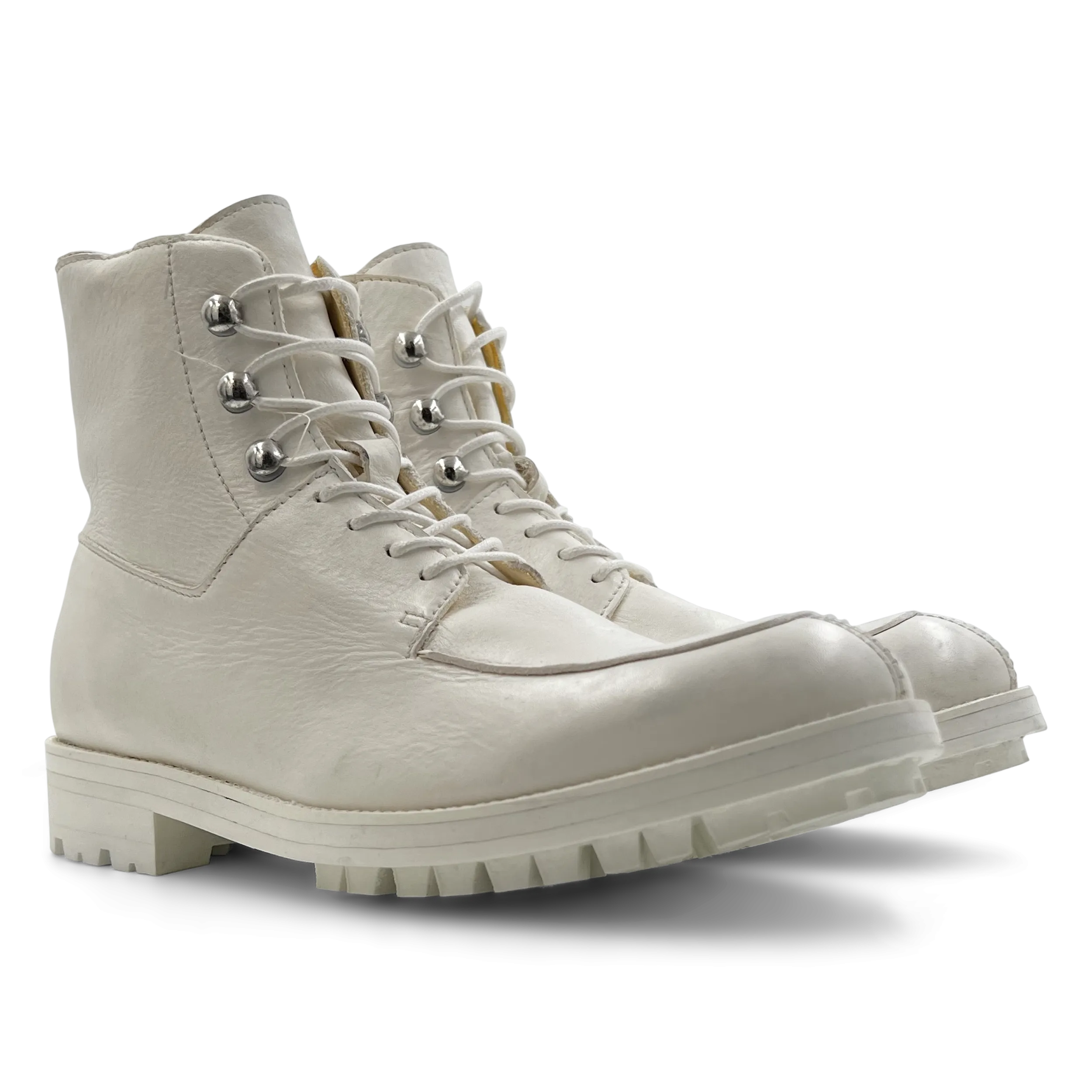 No Strap Overstrap Boot in White