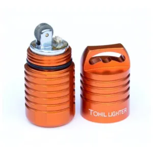 Numyth Tohil v2 Watertight Fluid Lighter - Ember Orange