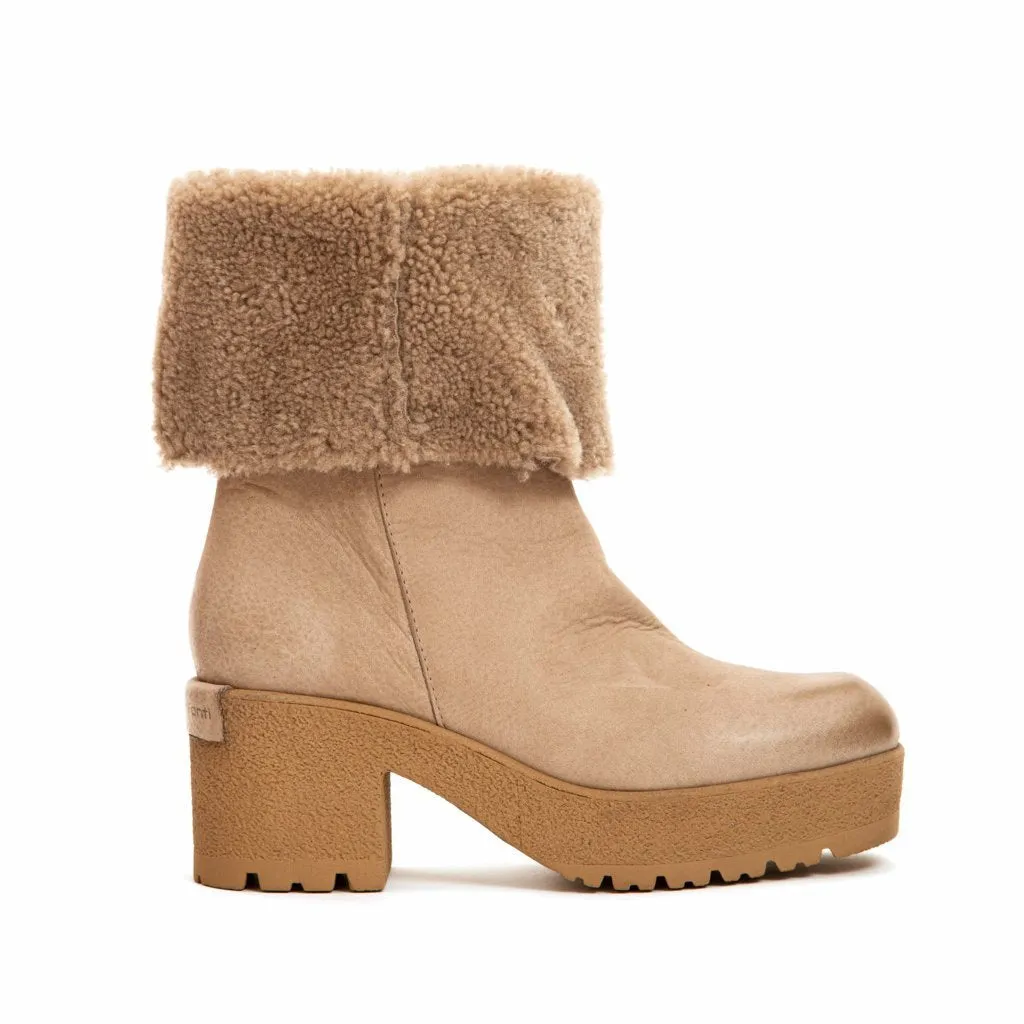 Patrizia Bonfanti - Zadie Shearling Boot - Pietra