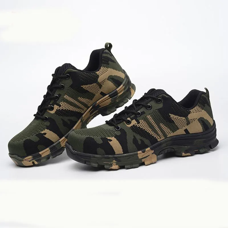 Premium Camouflage Puncture Proof Safety Shoes