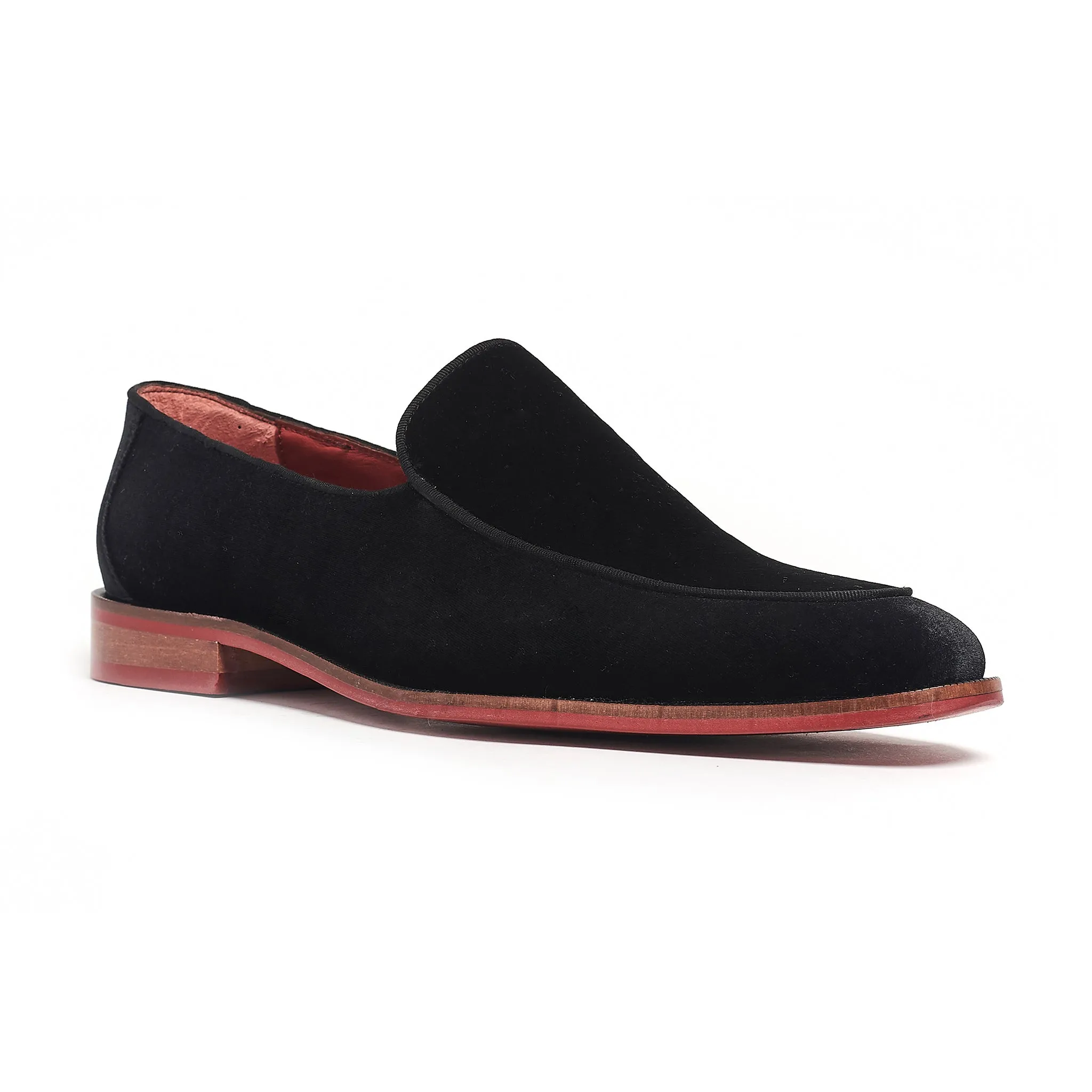 Prince Velvet Loafer // Black
