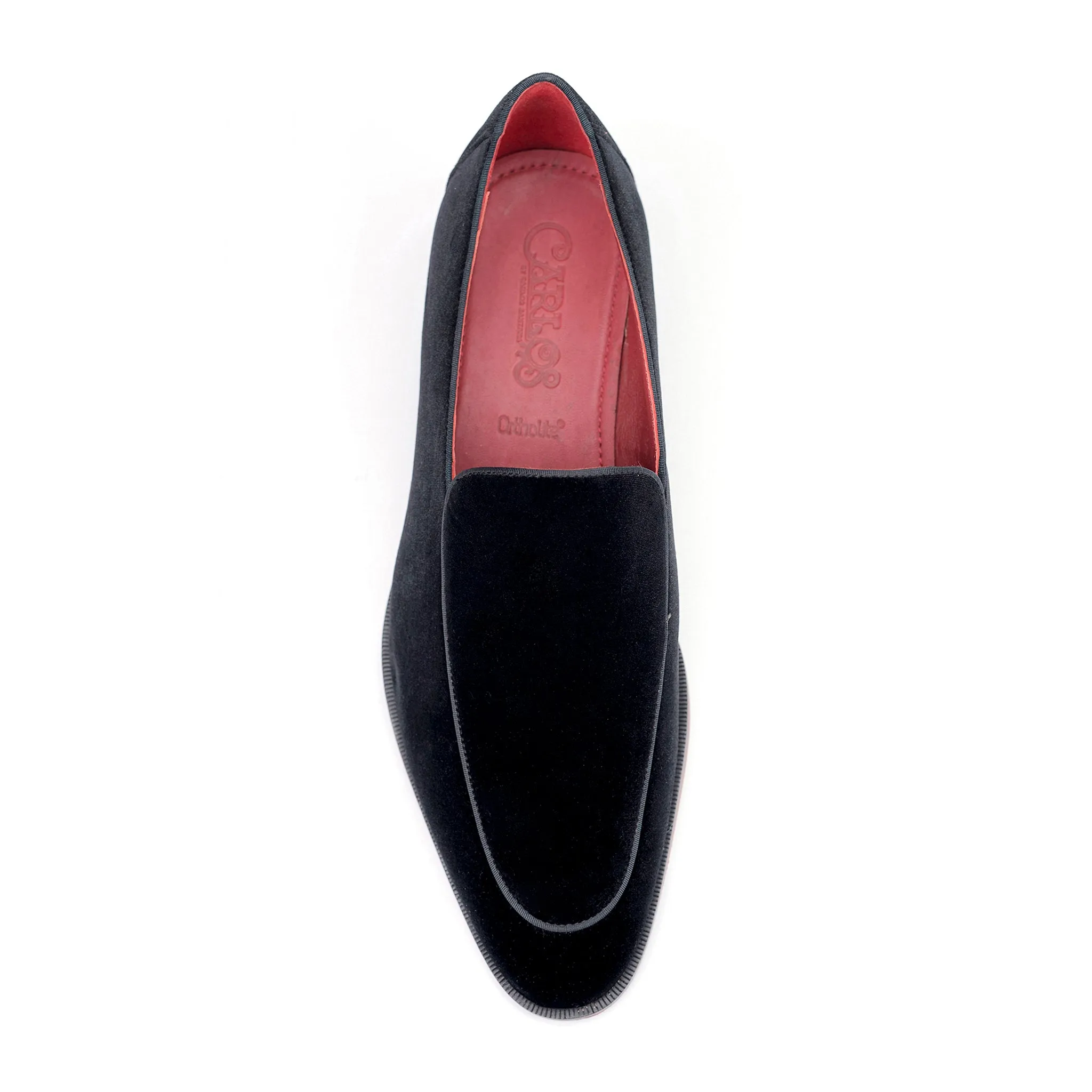 Prince Velvet Loafer // Black