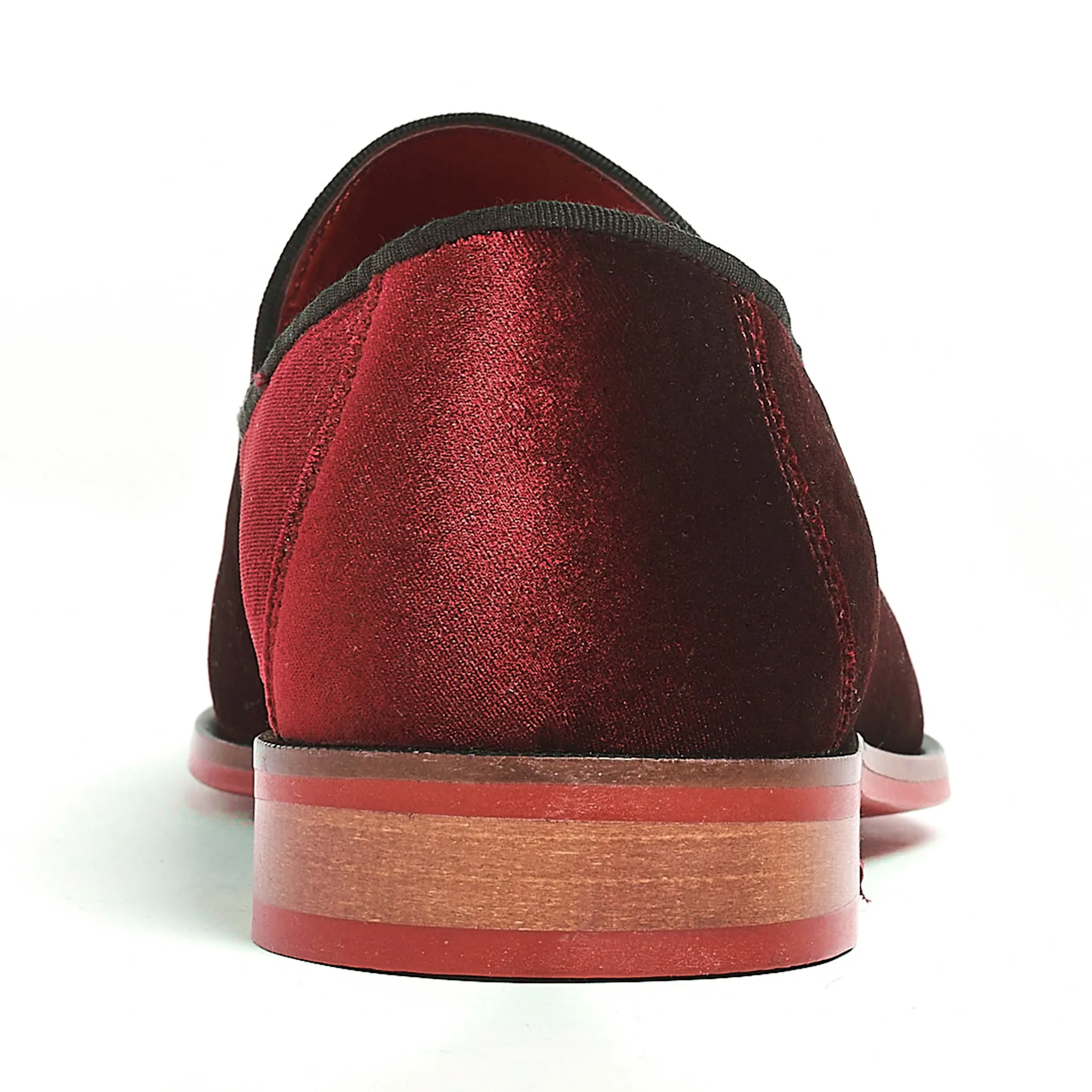 Prince Velvet Loafer // Red