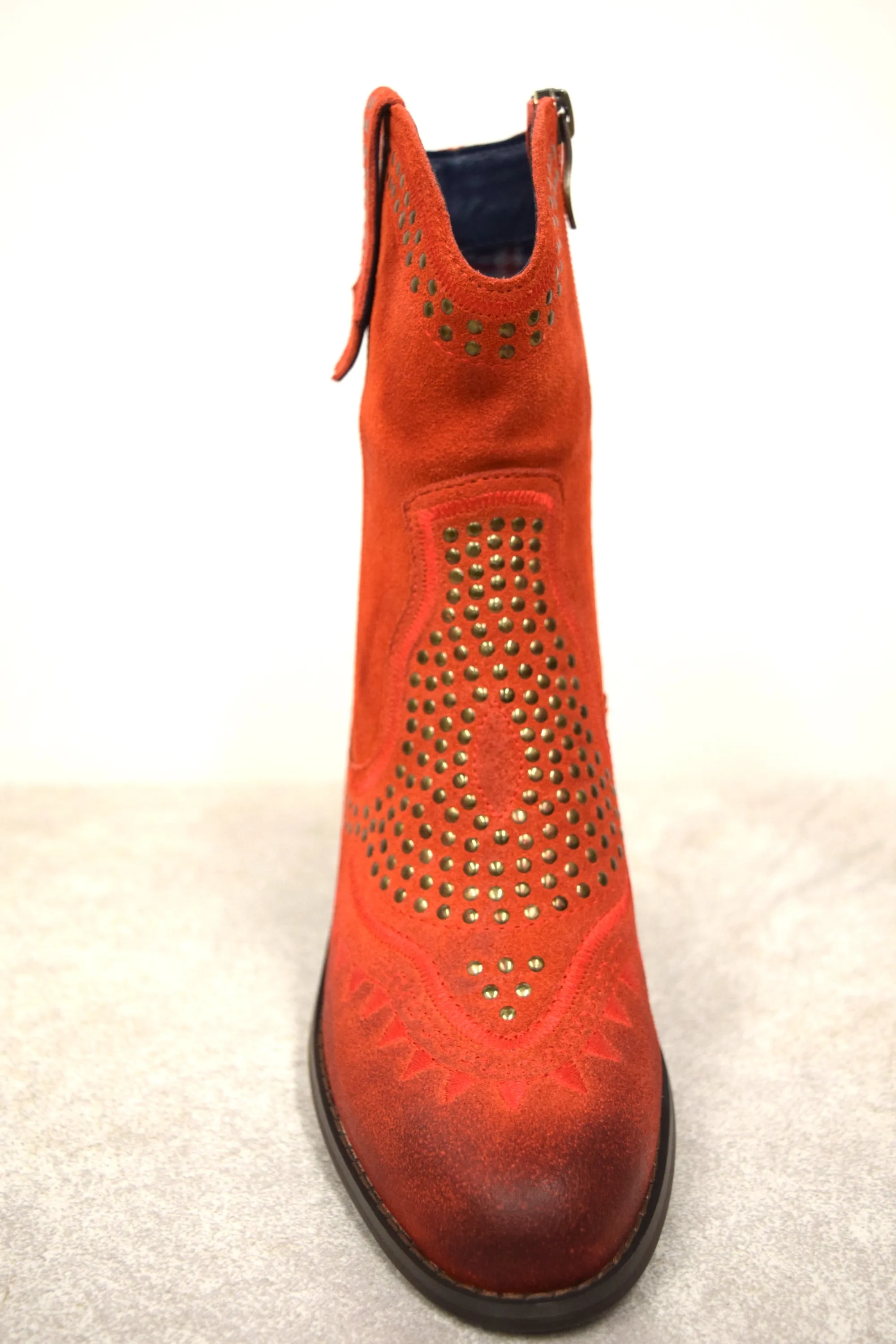 Red Suede Boot