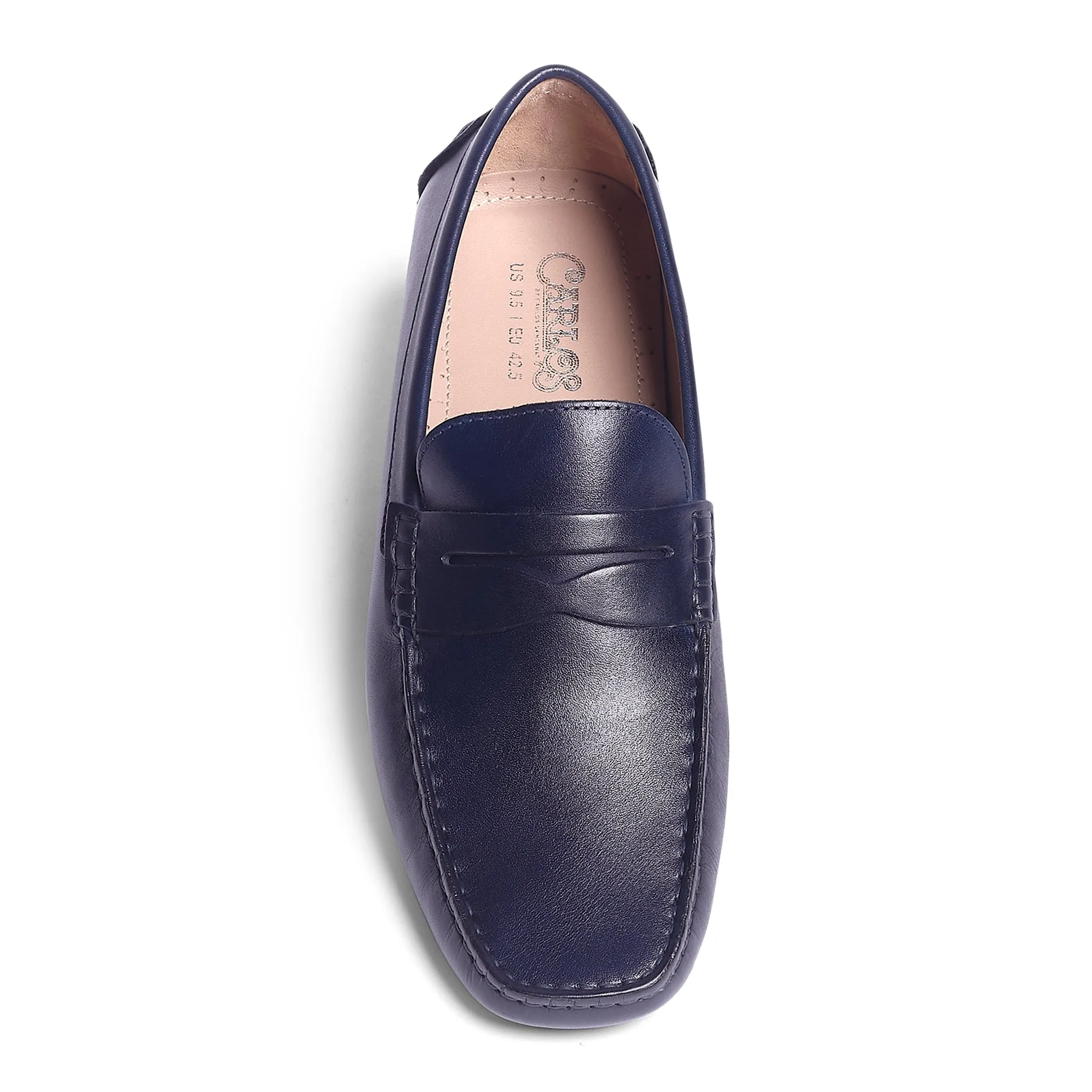 Ritchie Driver, Leather // Navy Blue