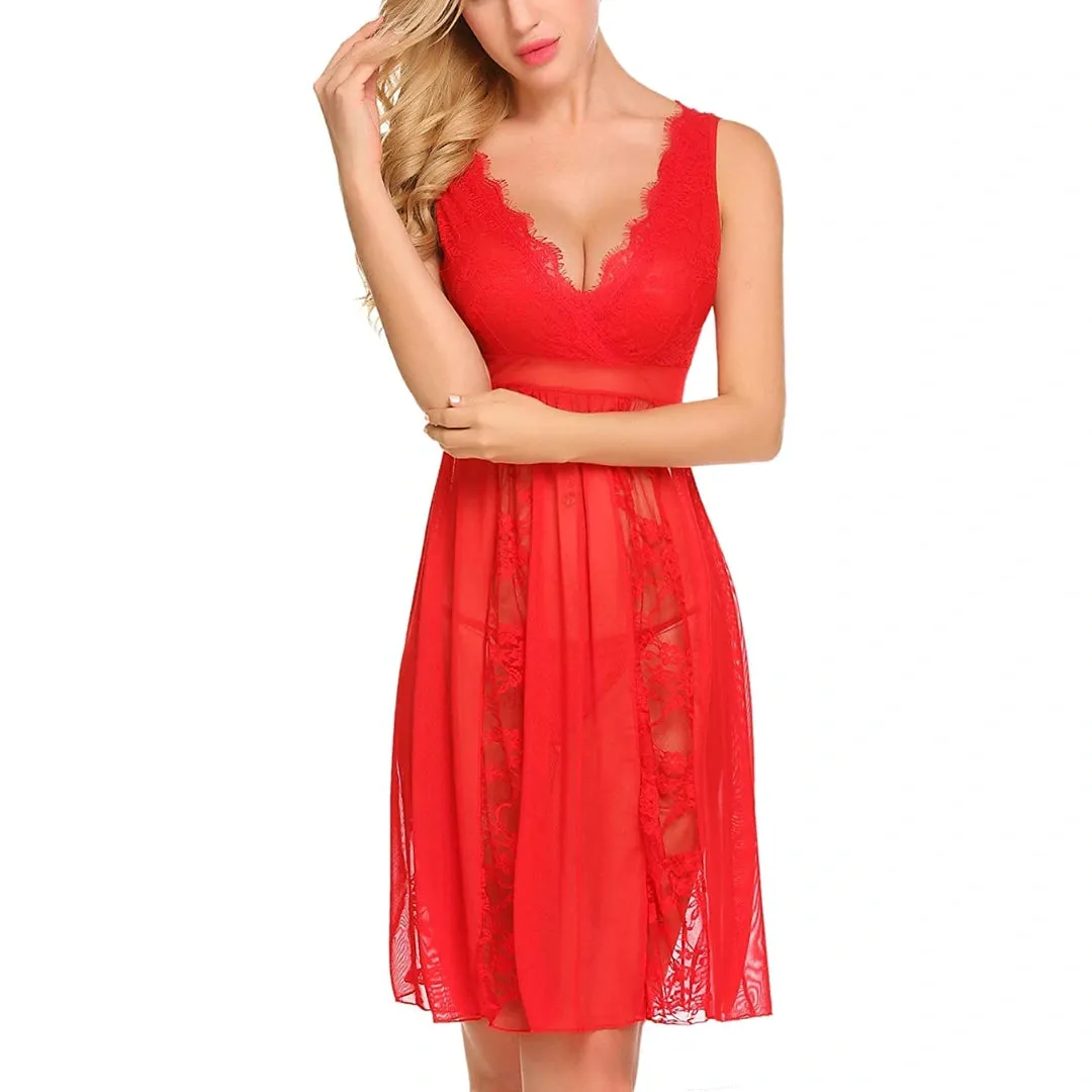 Ruby Red Luxe Nightwear
