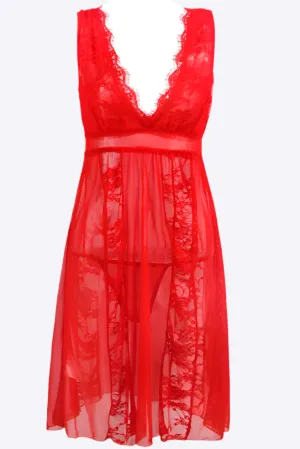 Ruby Red Luxe Nightwear