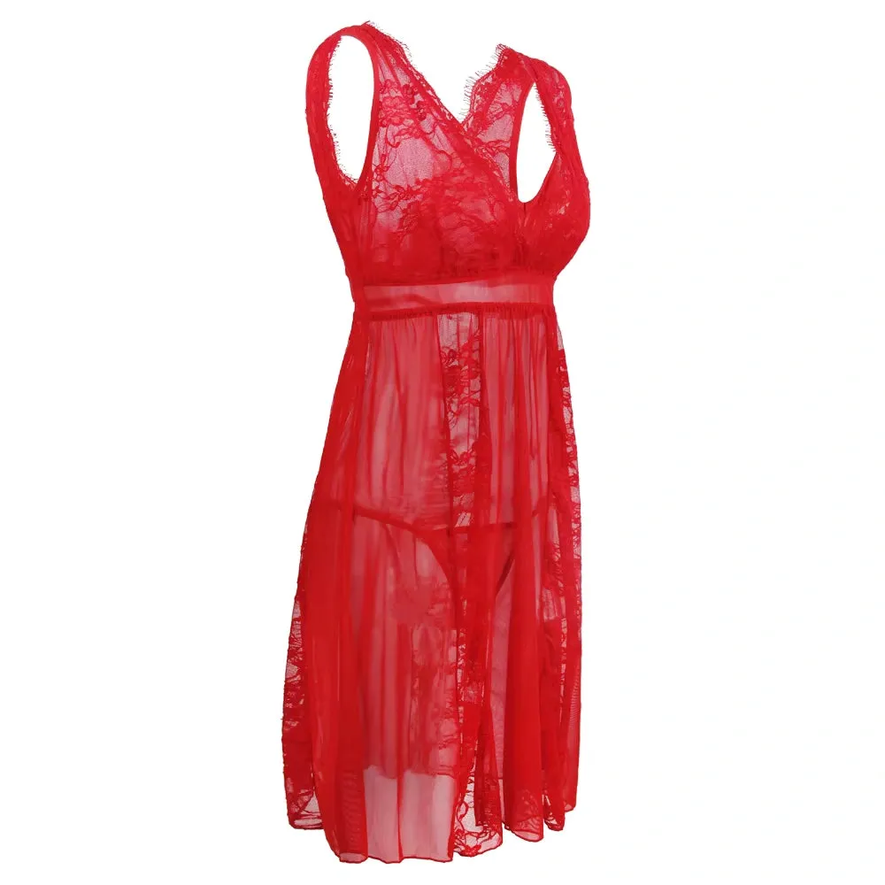 Ruby Red Luxe Nightwear