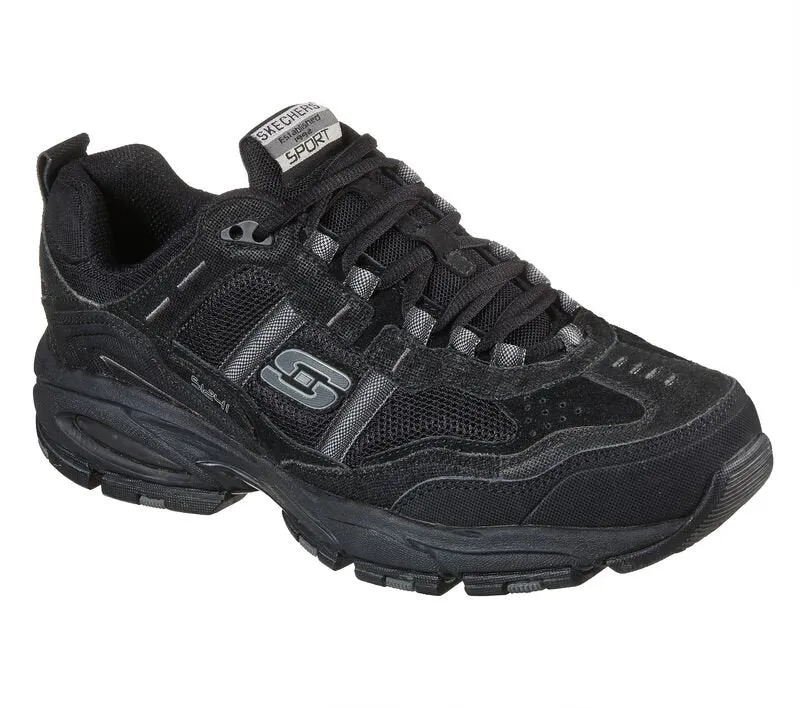 SKECHERS MEN'S VIGOR 2.0-TRAIT 51241  Extra Wide FIT (BLACK)