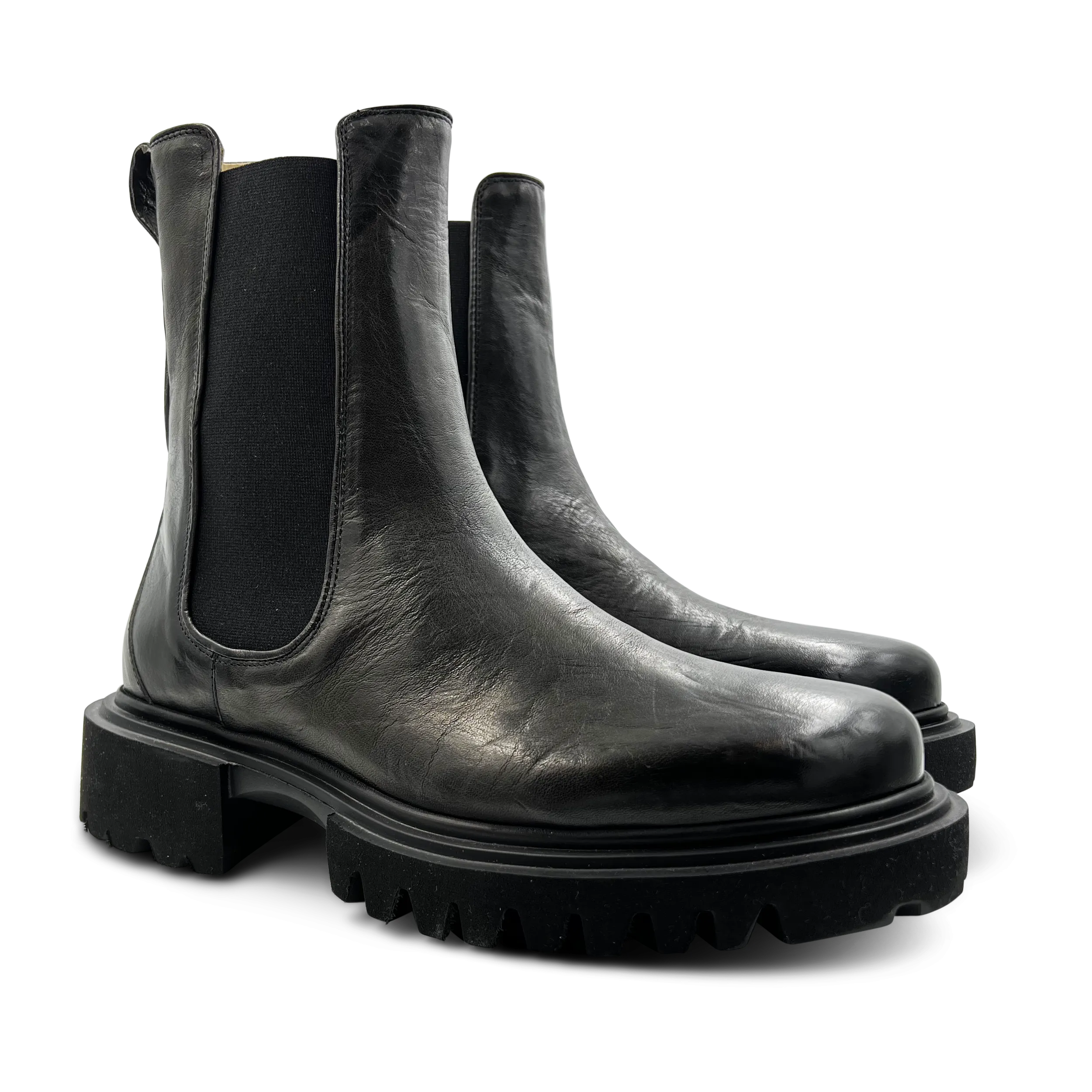 Toby Mid EVA Sole Chelsea Boot Washed in Grey