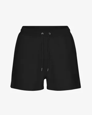 Women Organic Sweatshorts - Deep Black